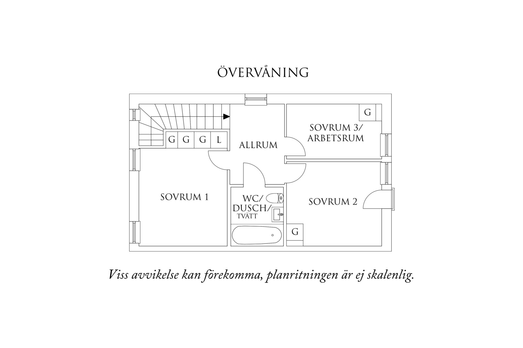Planritning 2 Hossabergsvägen 65B