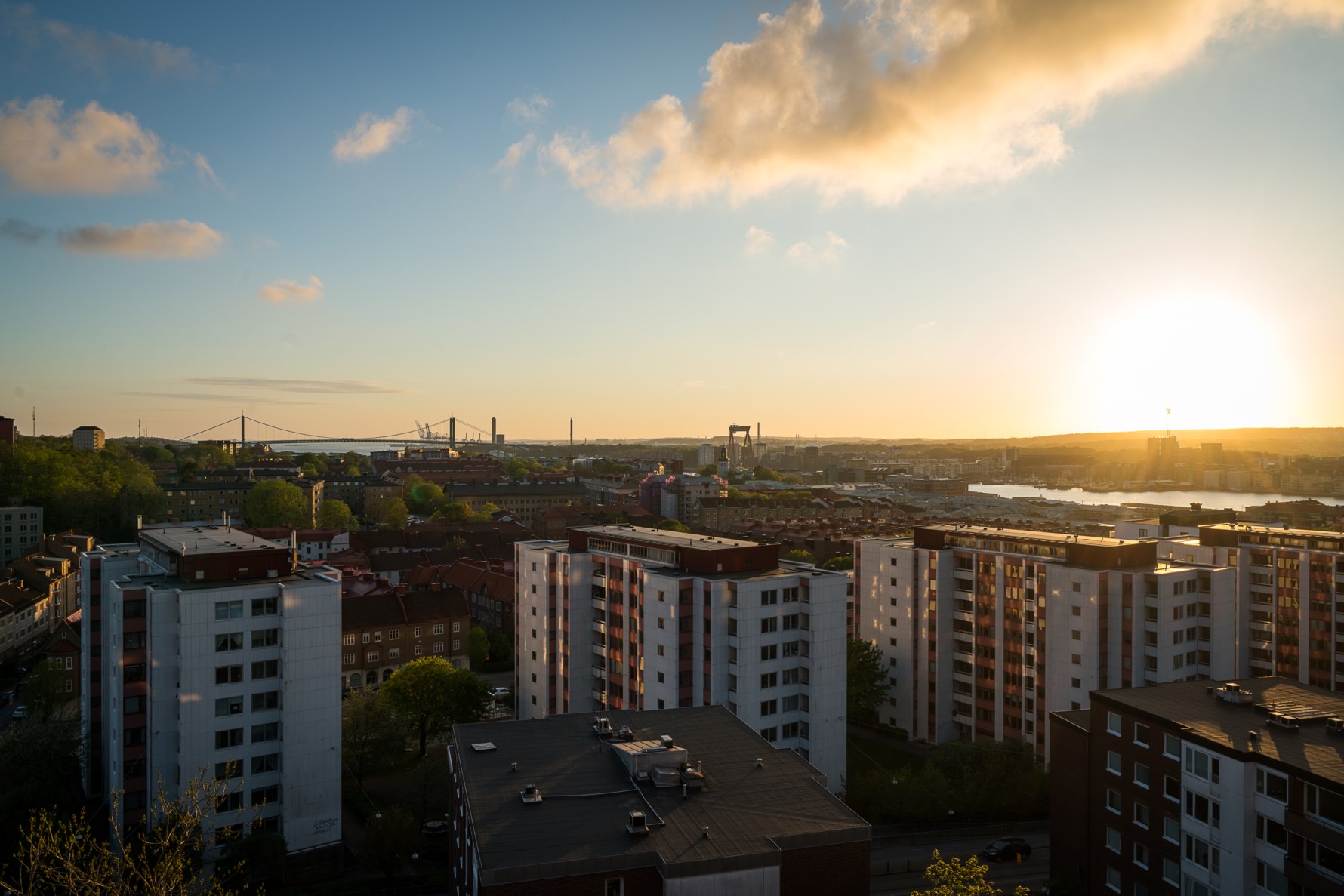 Utsikt från balkongen