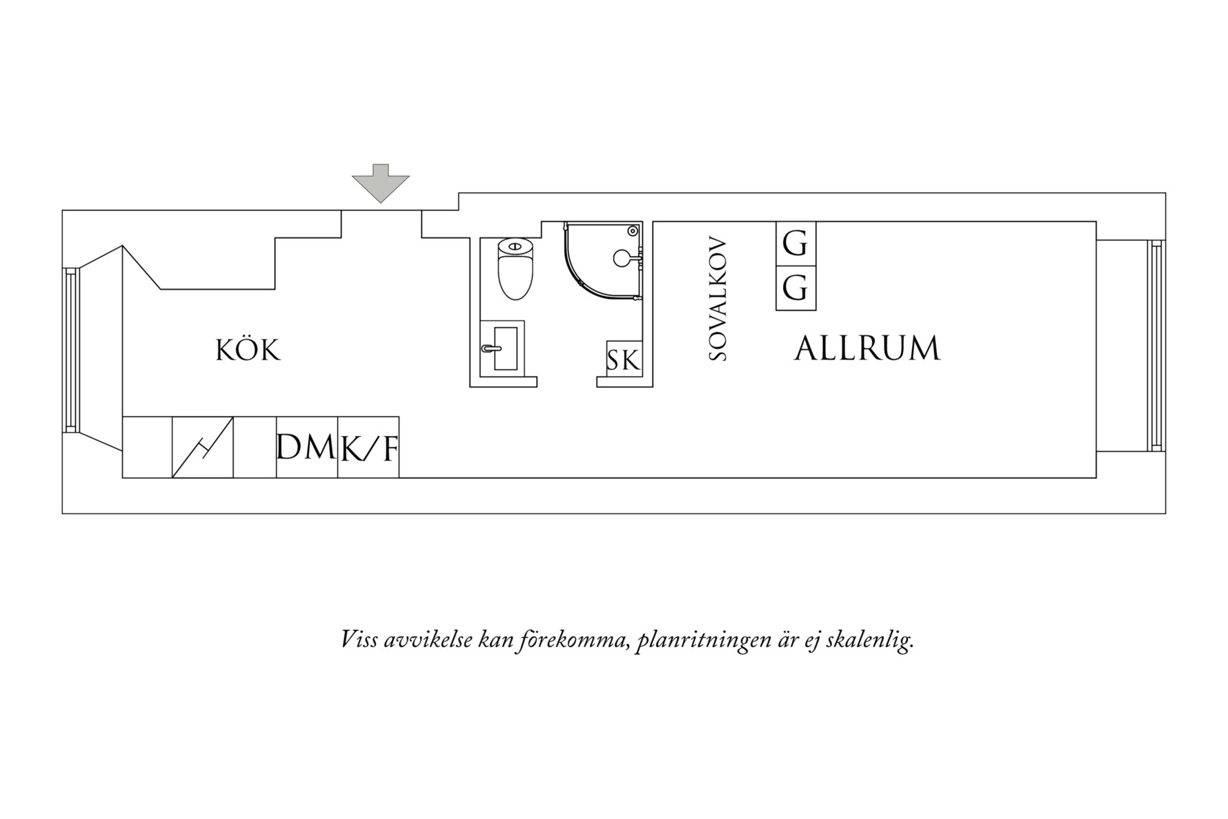 Planritning 1 Jättegrytsgatan 3A