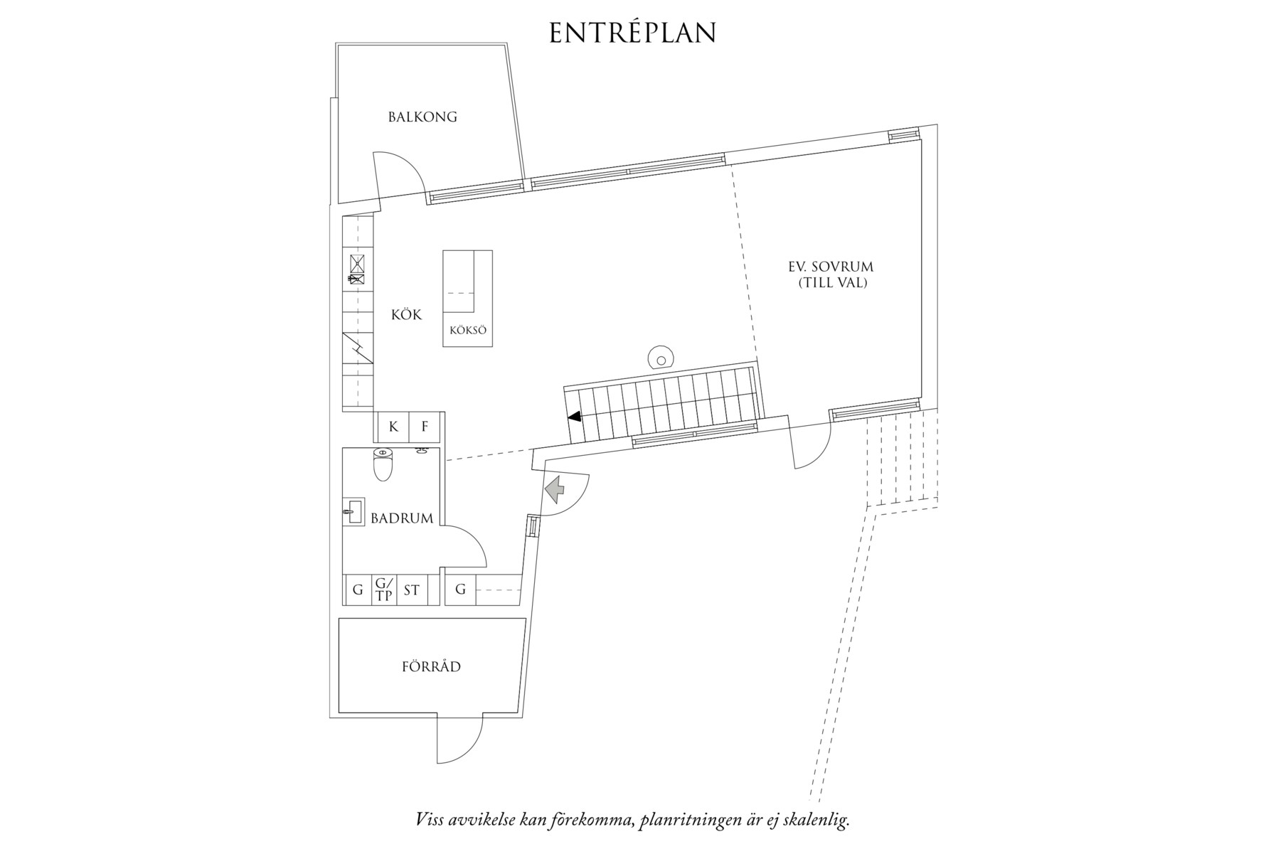 Planritning 1 Bergsslingan 61