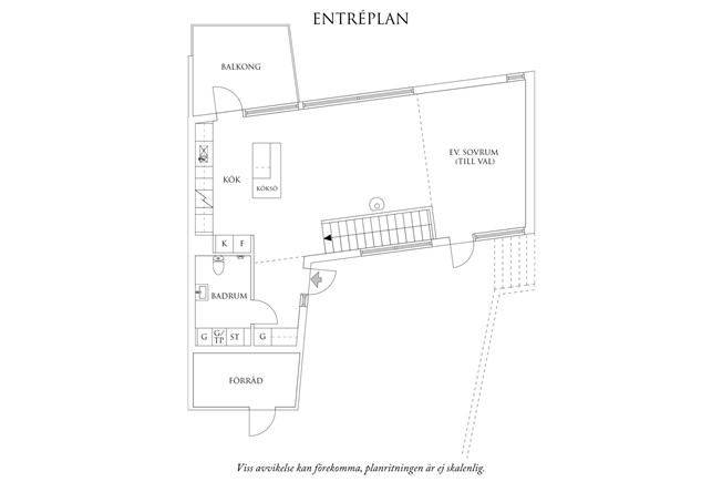 Planritning 1 Bergsslingan 61