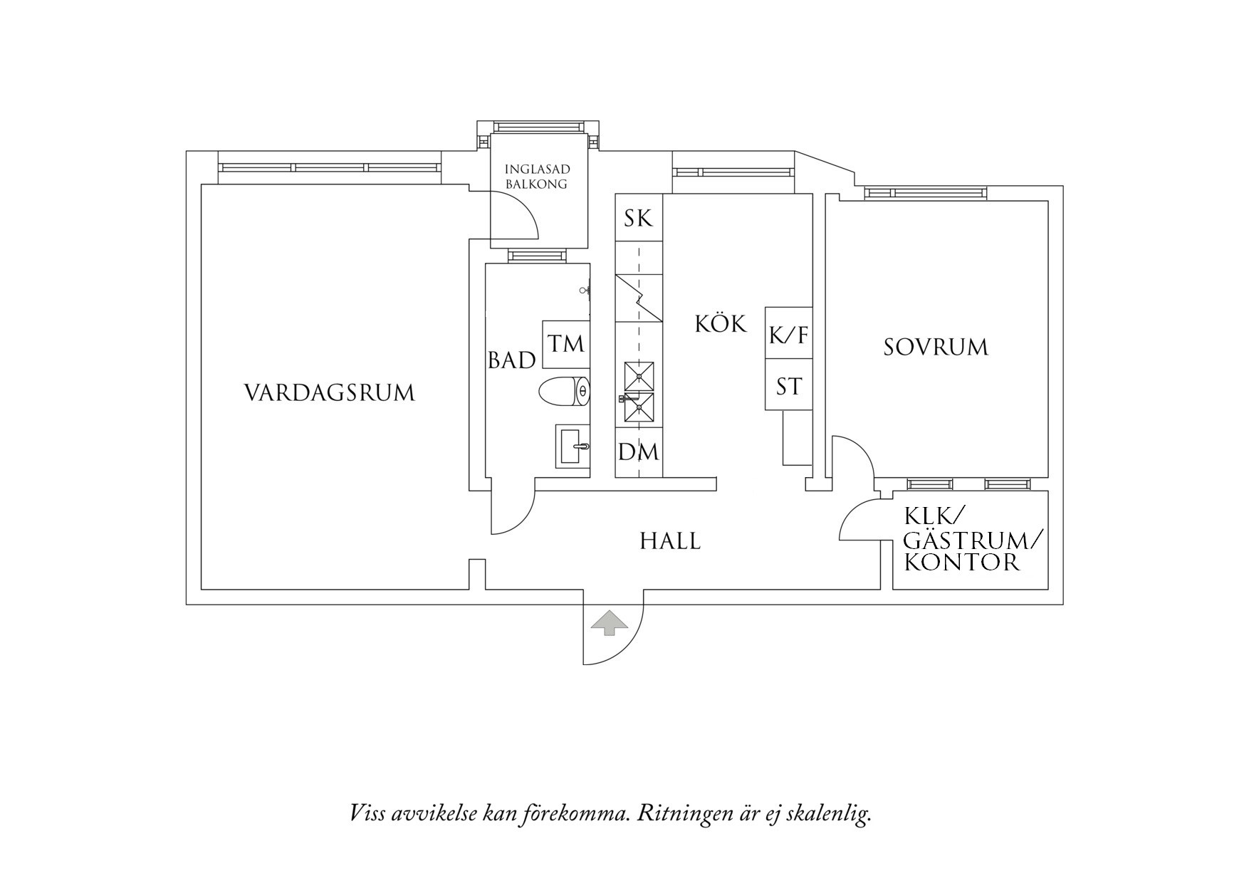 Planritning 1 Bangatan 58
