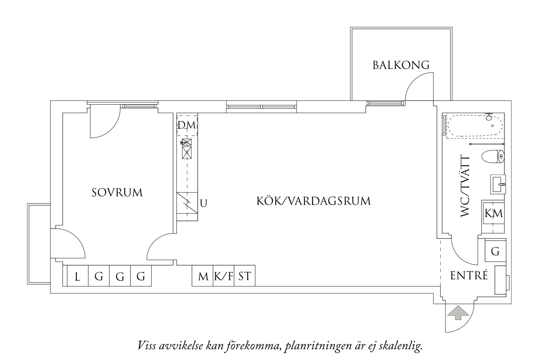 Planritning 1 Lindholmshamnen 18