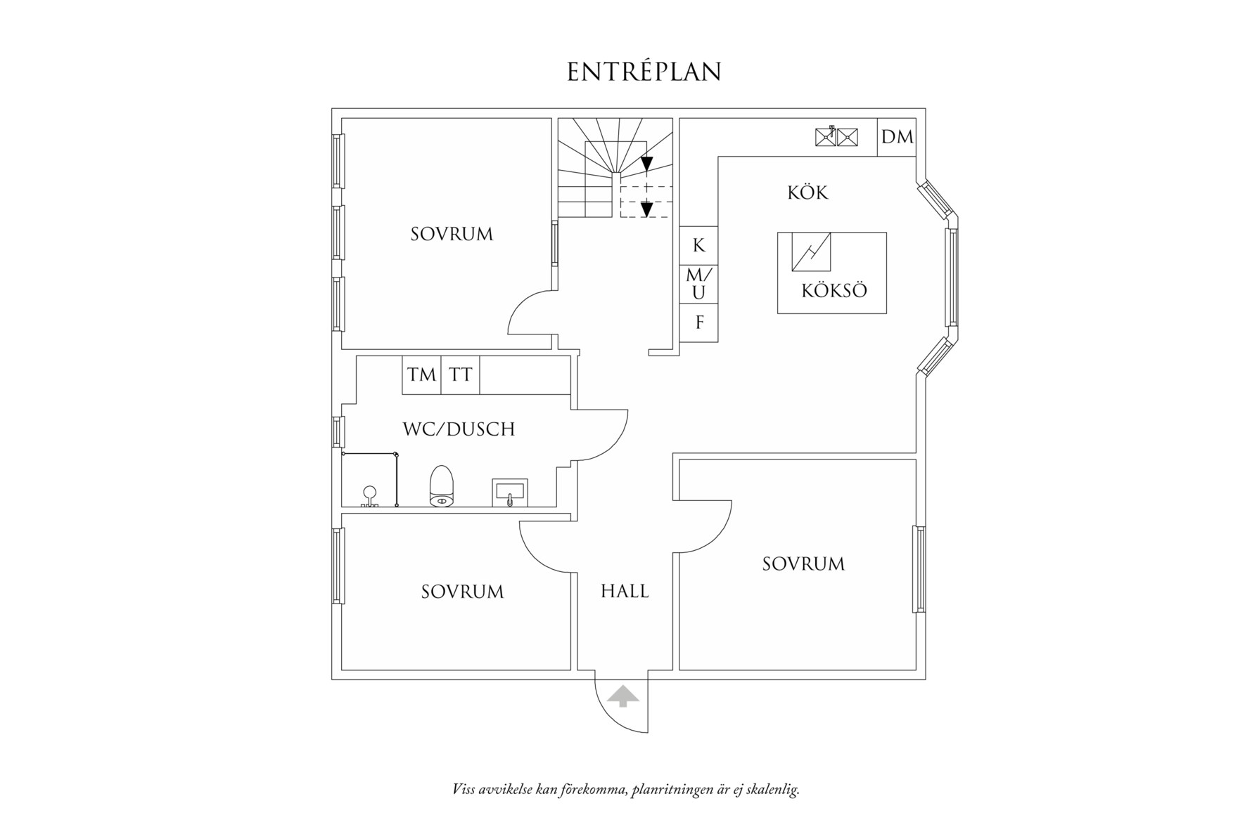 Planritning 1 Danska vägen 25A