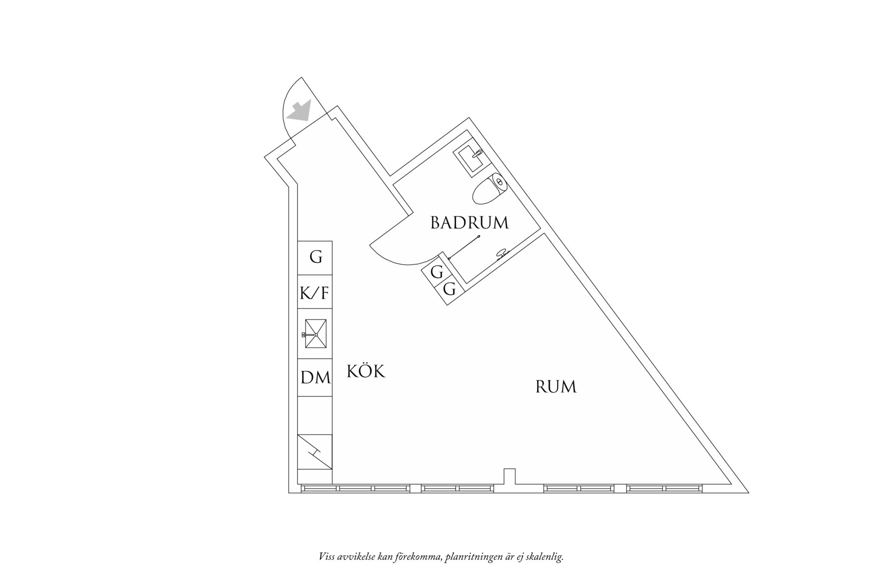Planritning 1 Mattssonsliden 4