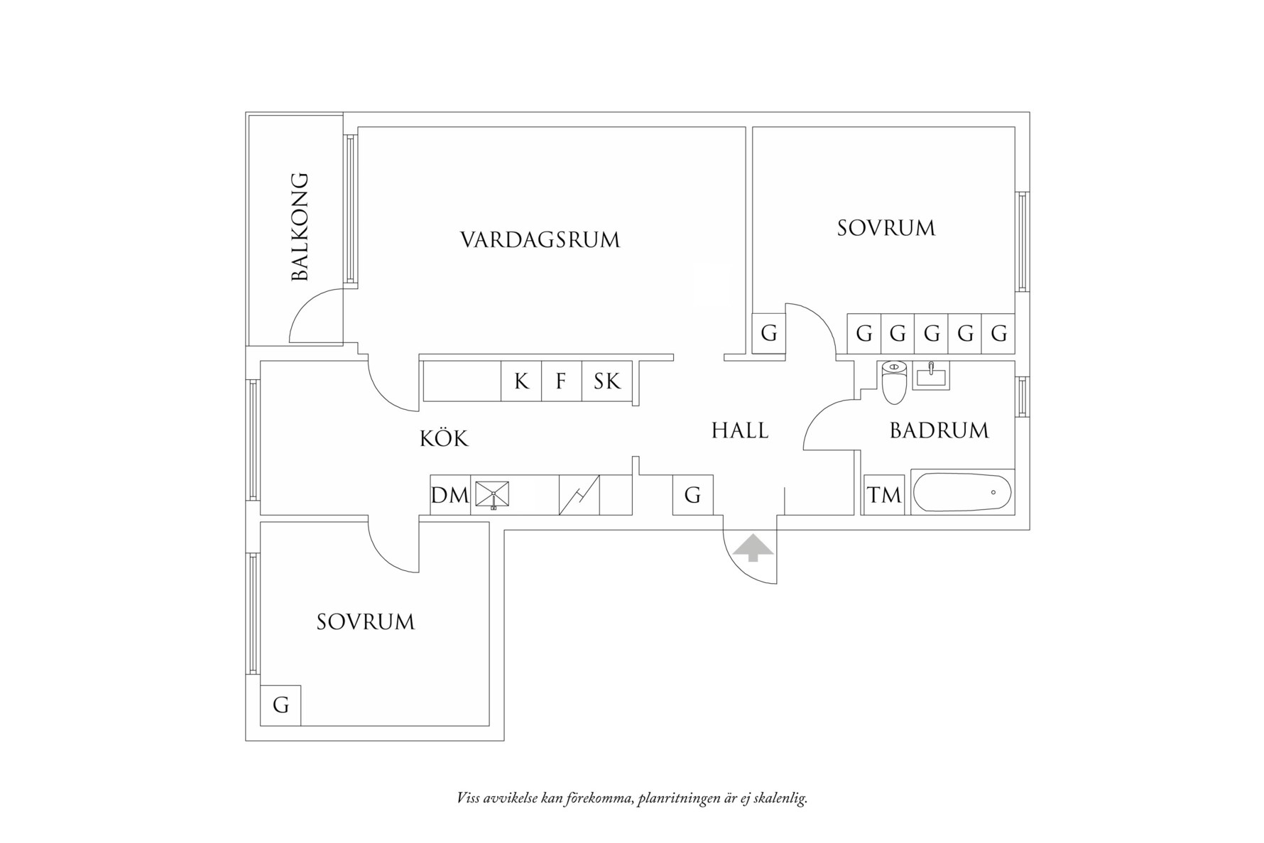 Planritning 1 Solhagagatan 62
