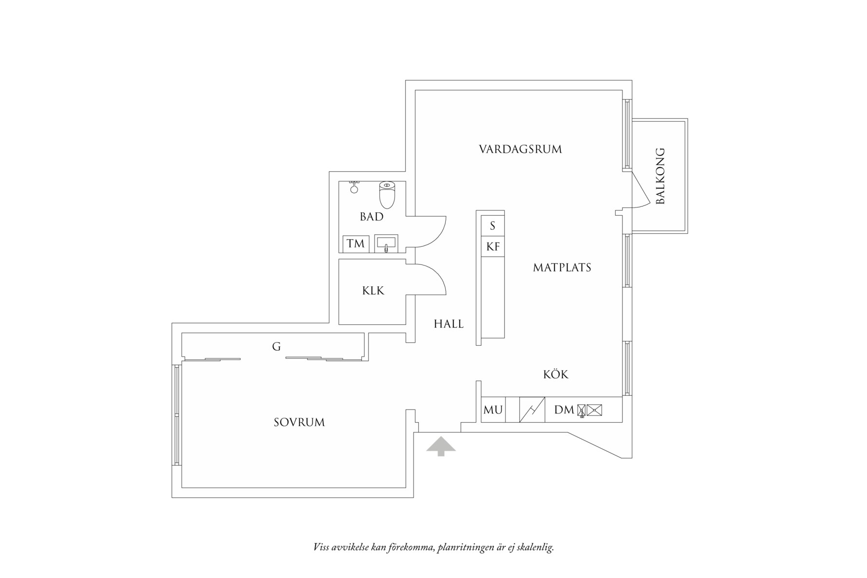 Planritning 2 Mölndalsvägen 59A