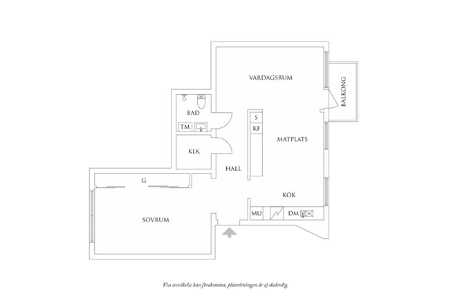 Planritning 2 Mölndalsvägen 59A