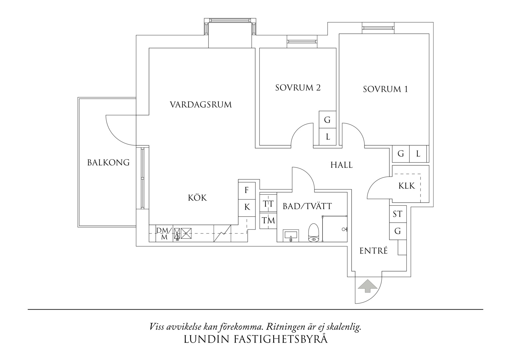Planritning 1 Ulfsparregatan 22