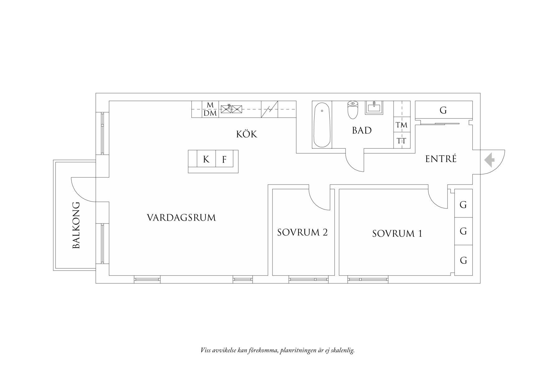 Planritning 1 Liedstrandsgatan 10