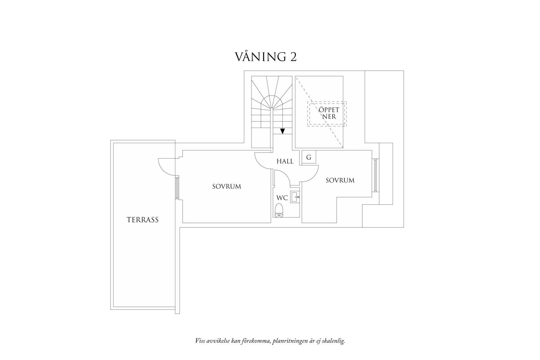 Planritning 2 Madängsgatan 9