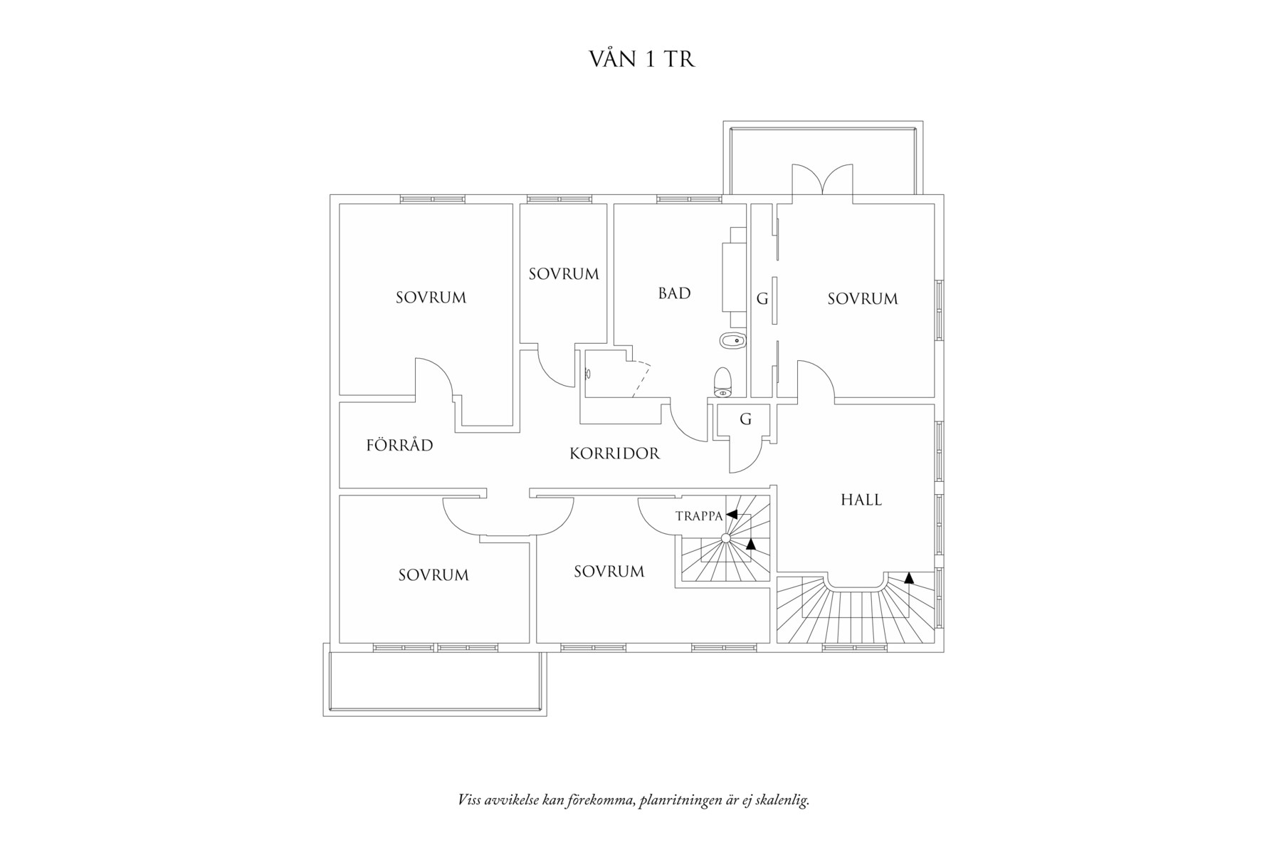 Planritning 2 Orangerigatan 1