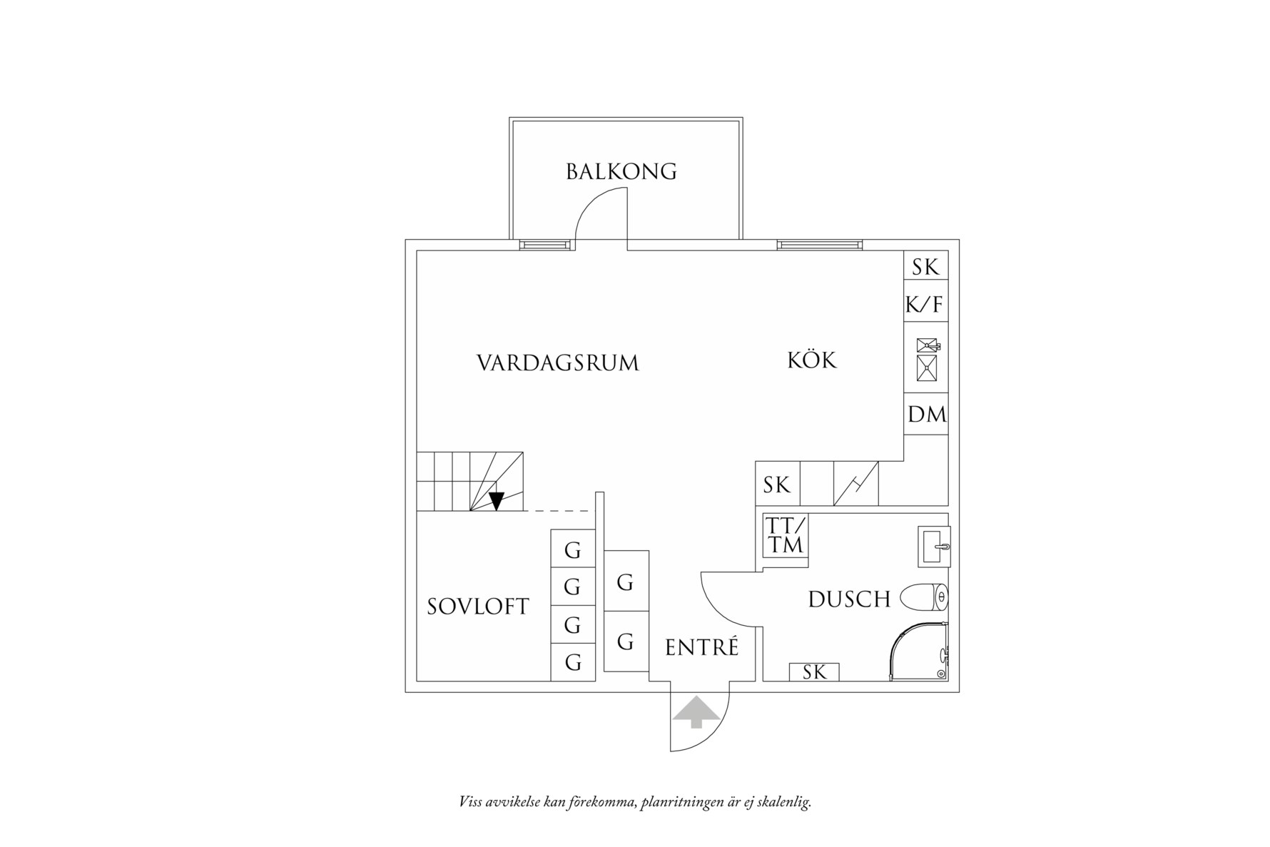 Planritning 1 Bratteråsgatan 70