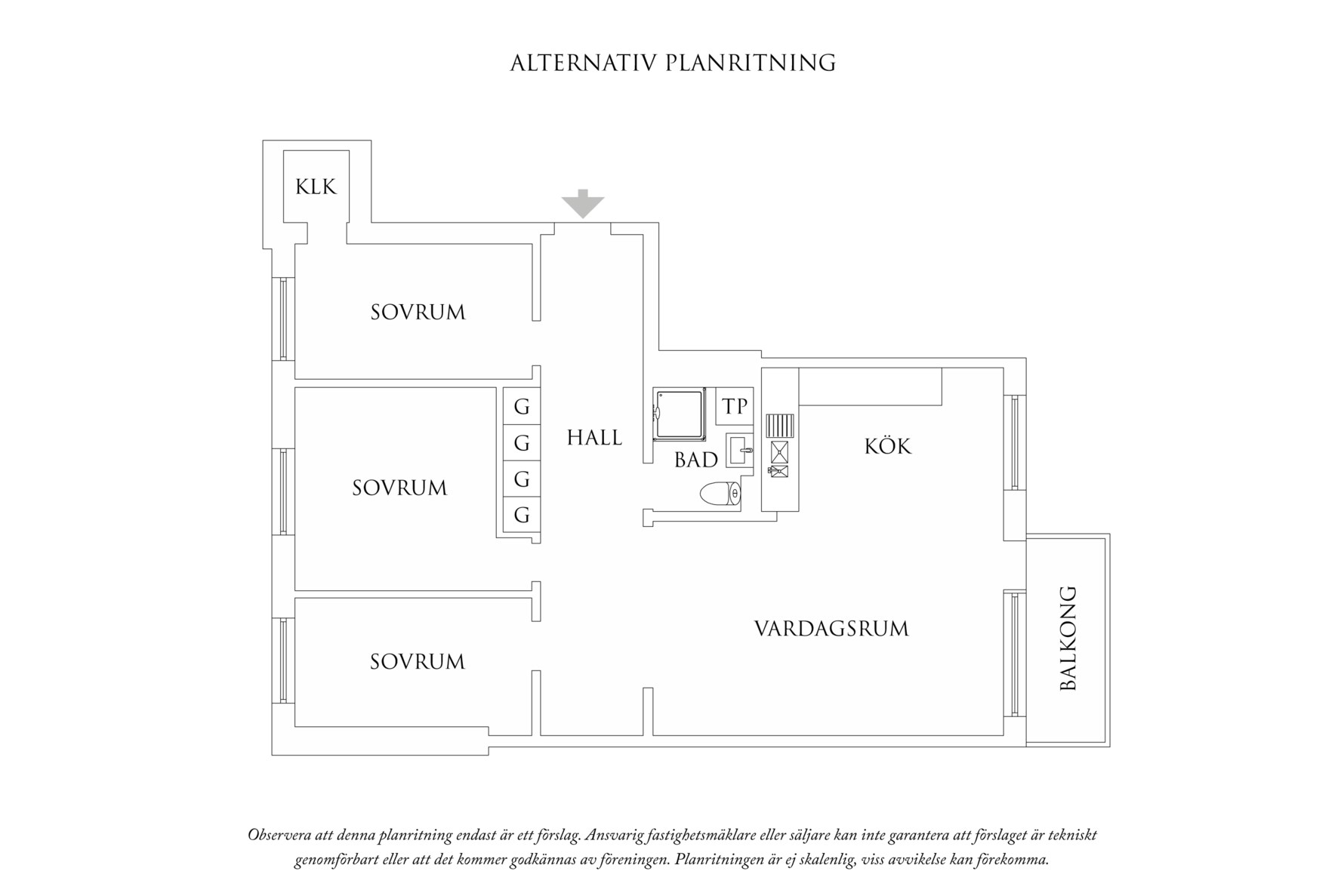 Planritning 2 Ostgatan 4