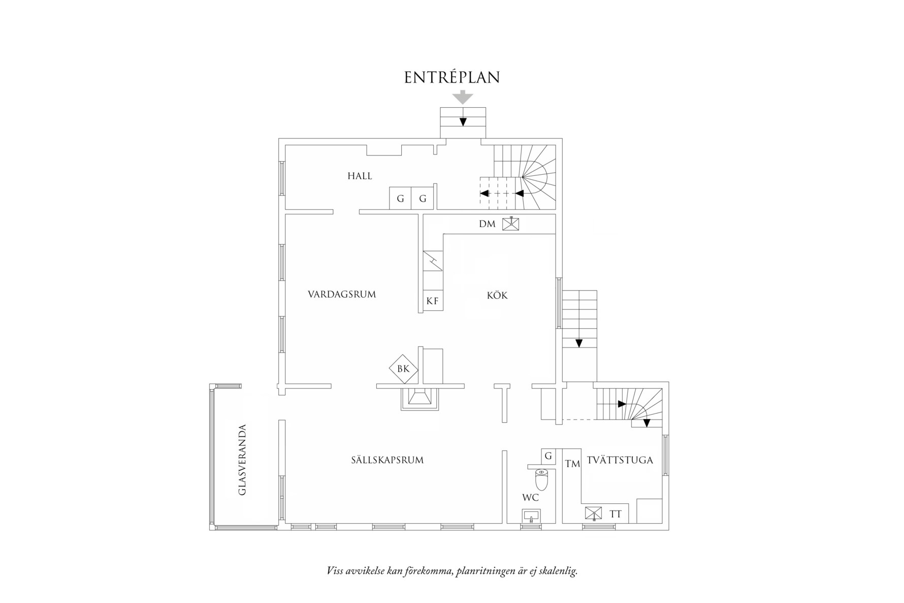 Planritning 1 Svenslyckegatan 9