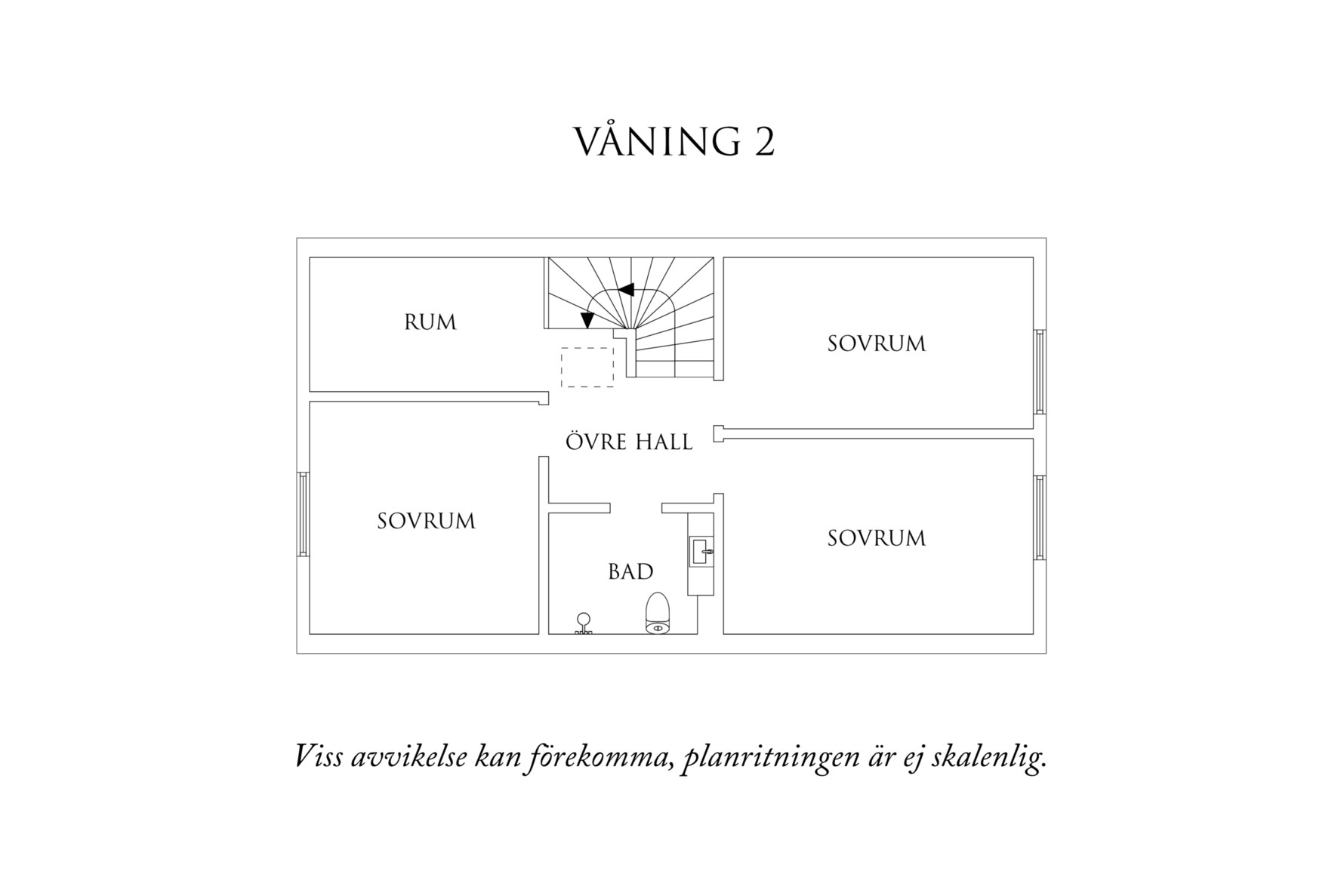 Planritning 2 Klyfteråsen 4