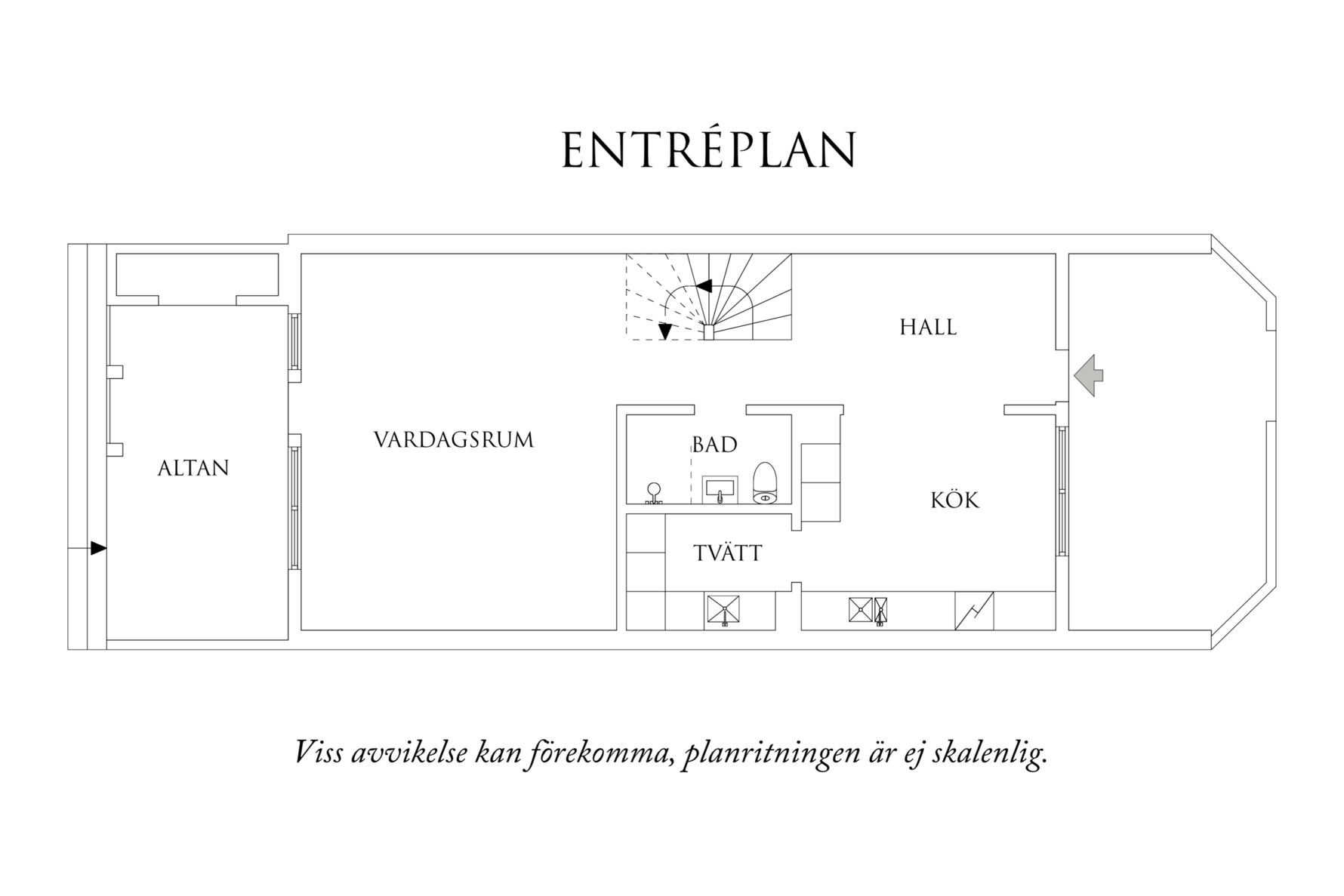 Planritning 1 Klyfteråsen 4