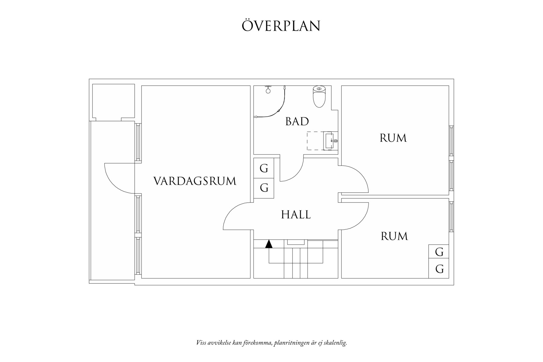 Planritning 2 Rävekärrsgatan 77