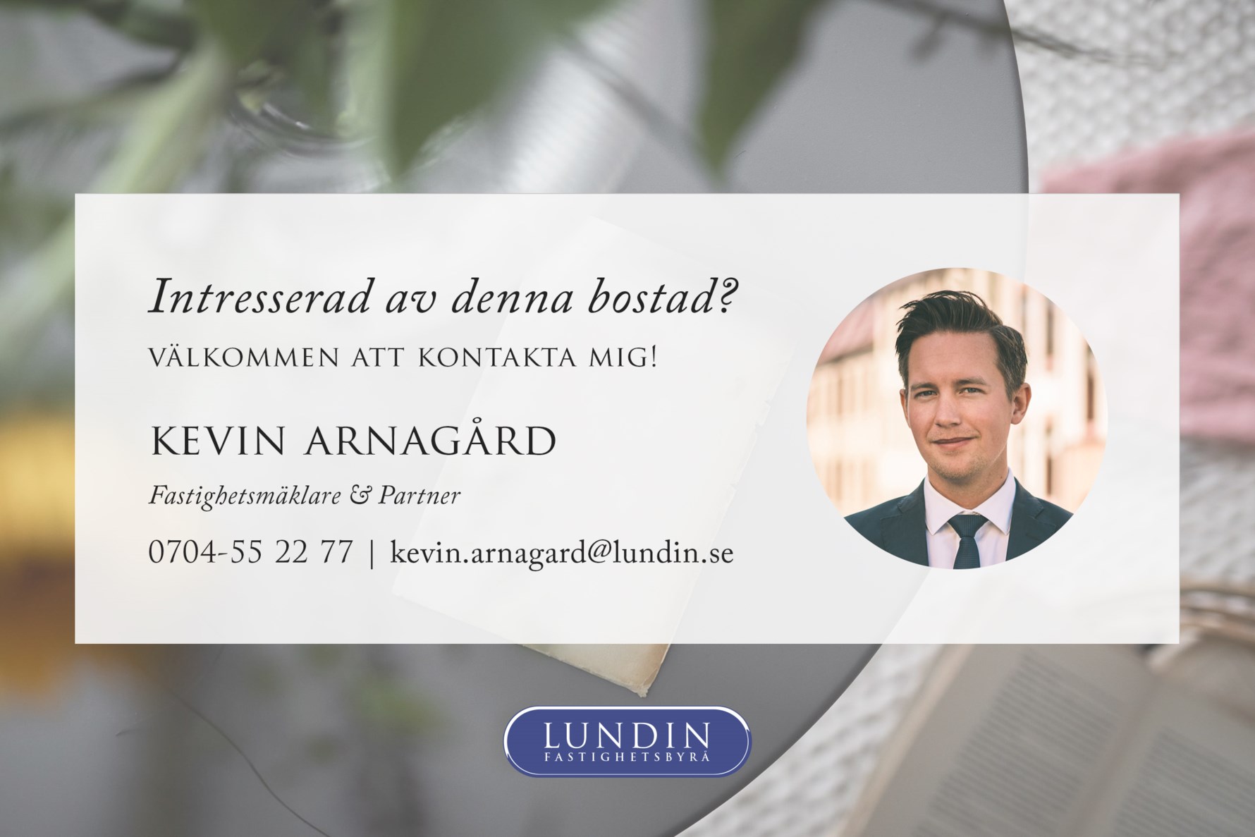 Välkommen att kontakta Kevin