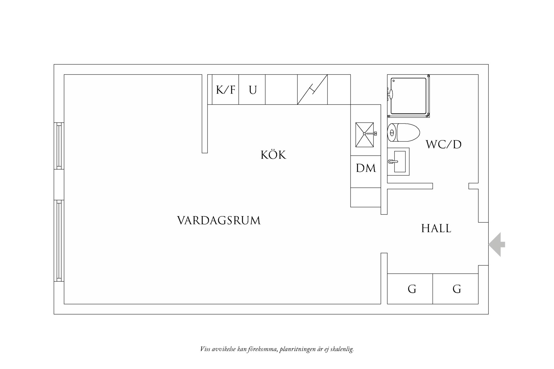 Planritning 1 Nordhemsgatan 48