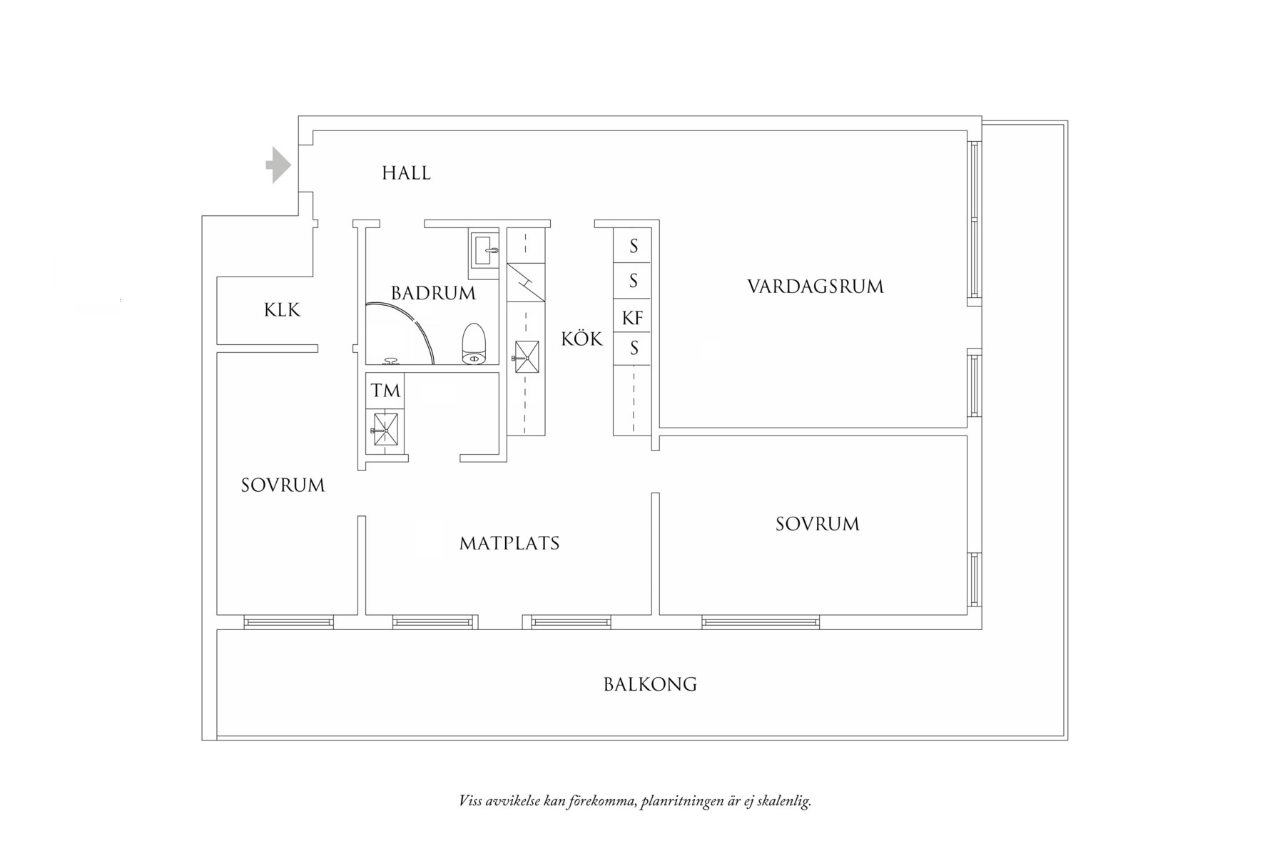 Planritning 1 Sagogången 30