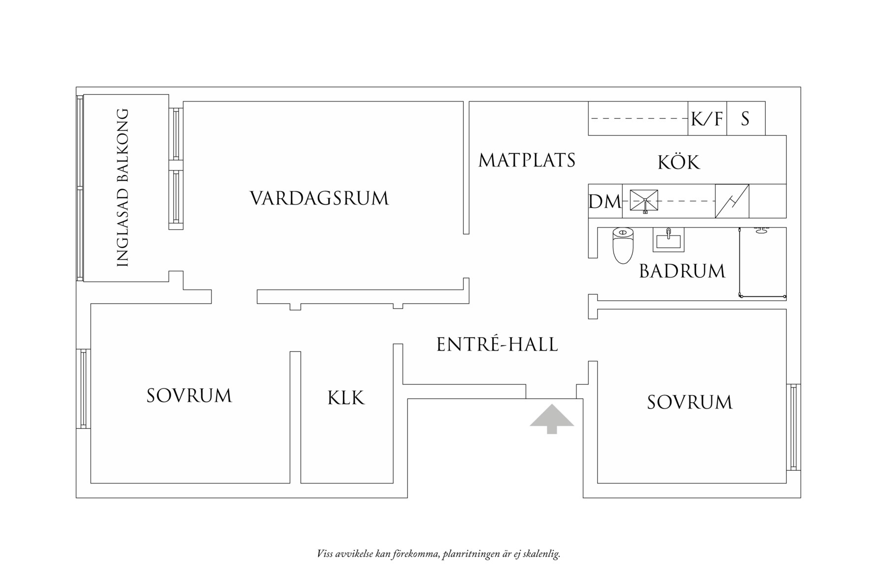 Planritning 1 Kapplandsgatan 92