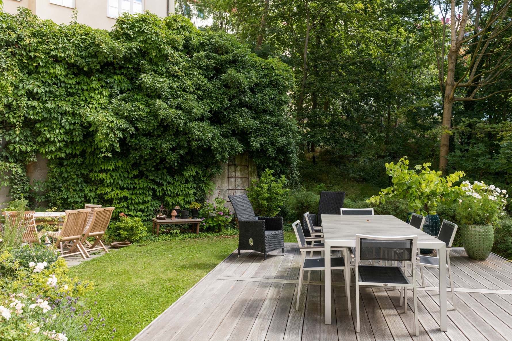 Föreningens mysiga innergård