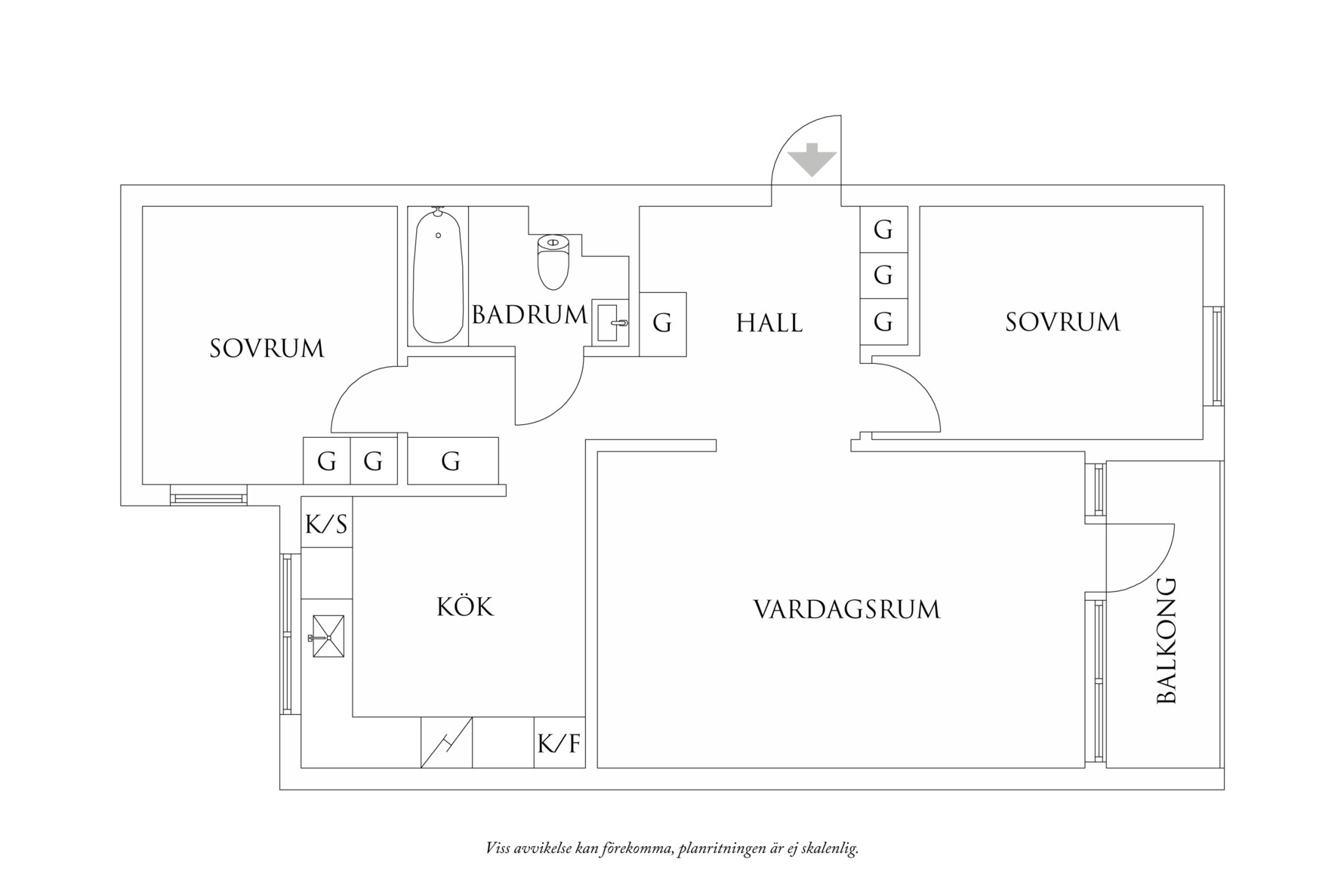 Planritning 1 Rubingatan 30