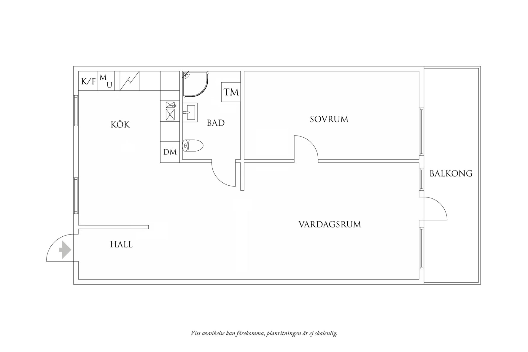 Planritning 1 Lillekärr Södra 184