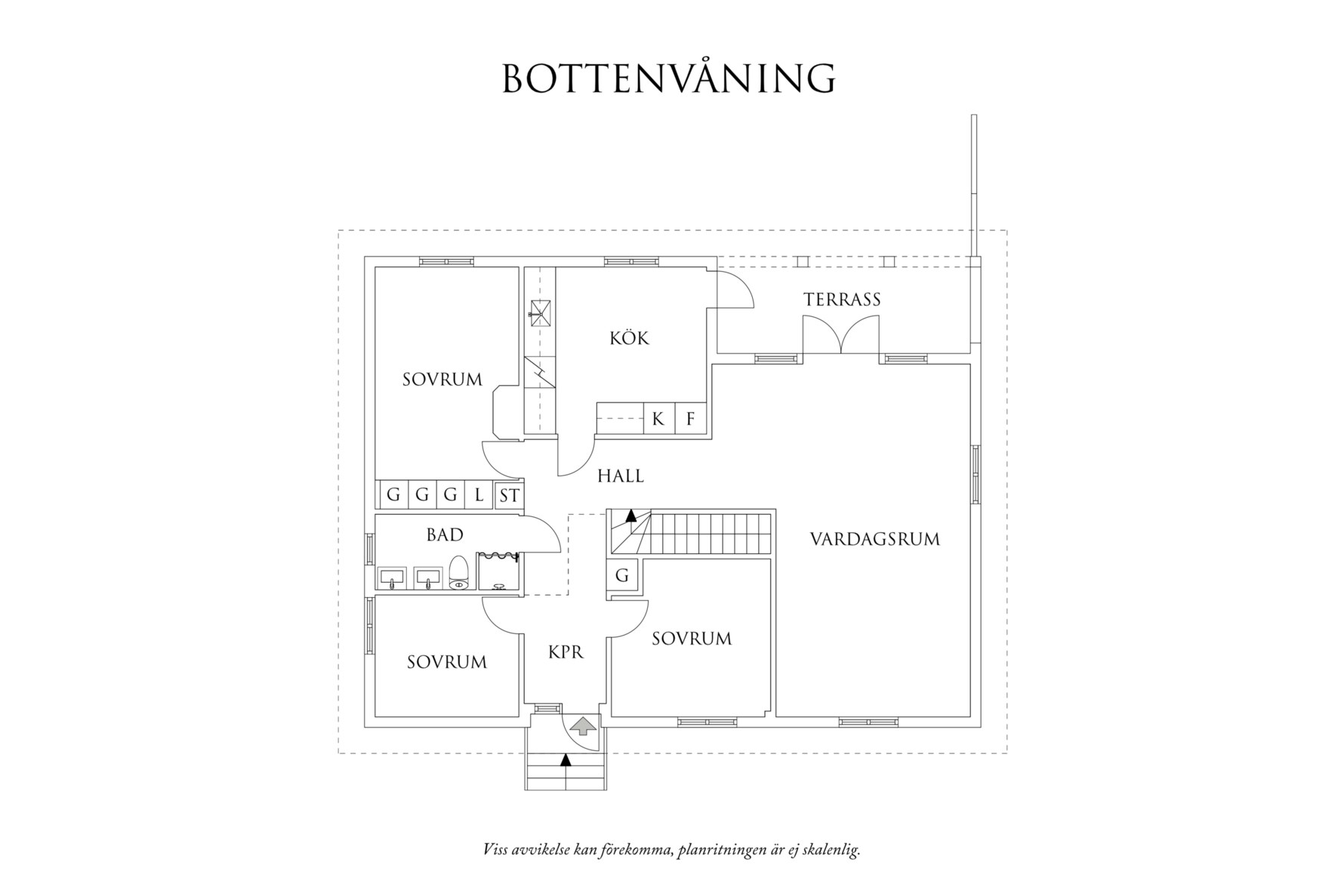 Planritning 1 Nils Ebbesgårdsgatan 93