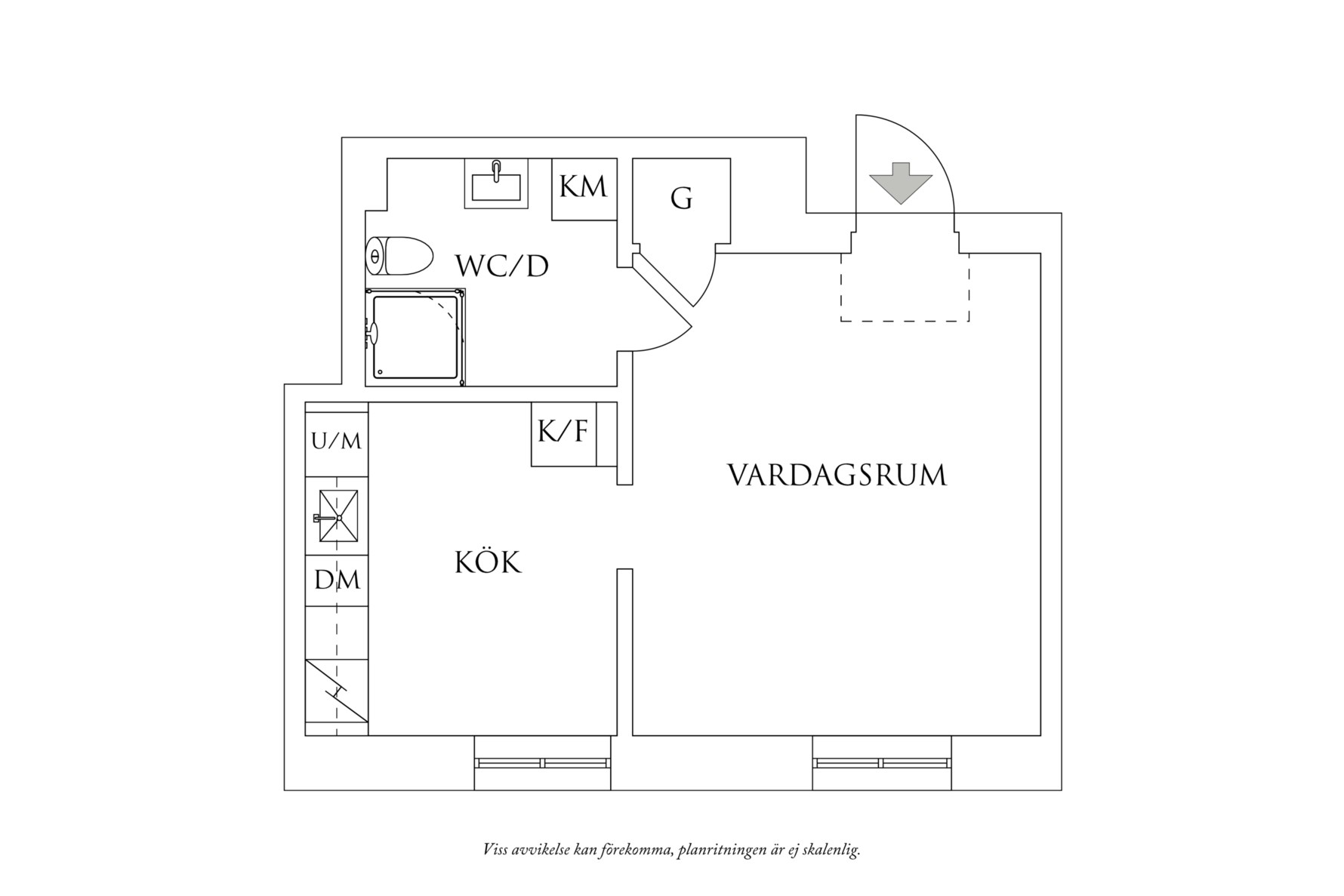 Planritning 1 Masthuggstorget 5