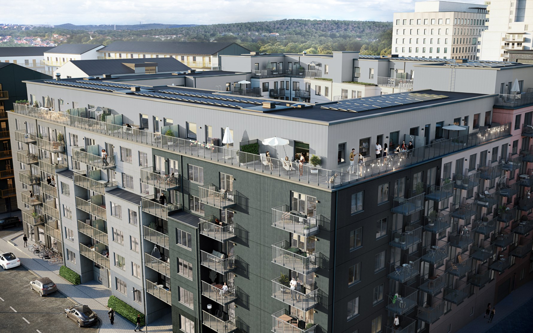 Bild 2 Krokslätts Terrasser