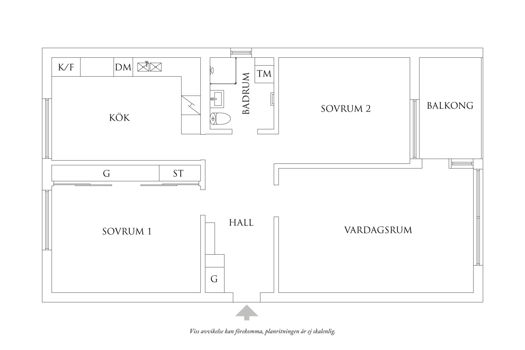 Planritning 1 Föreningsgatan 1B