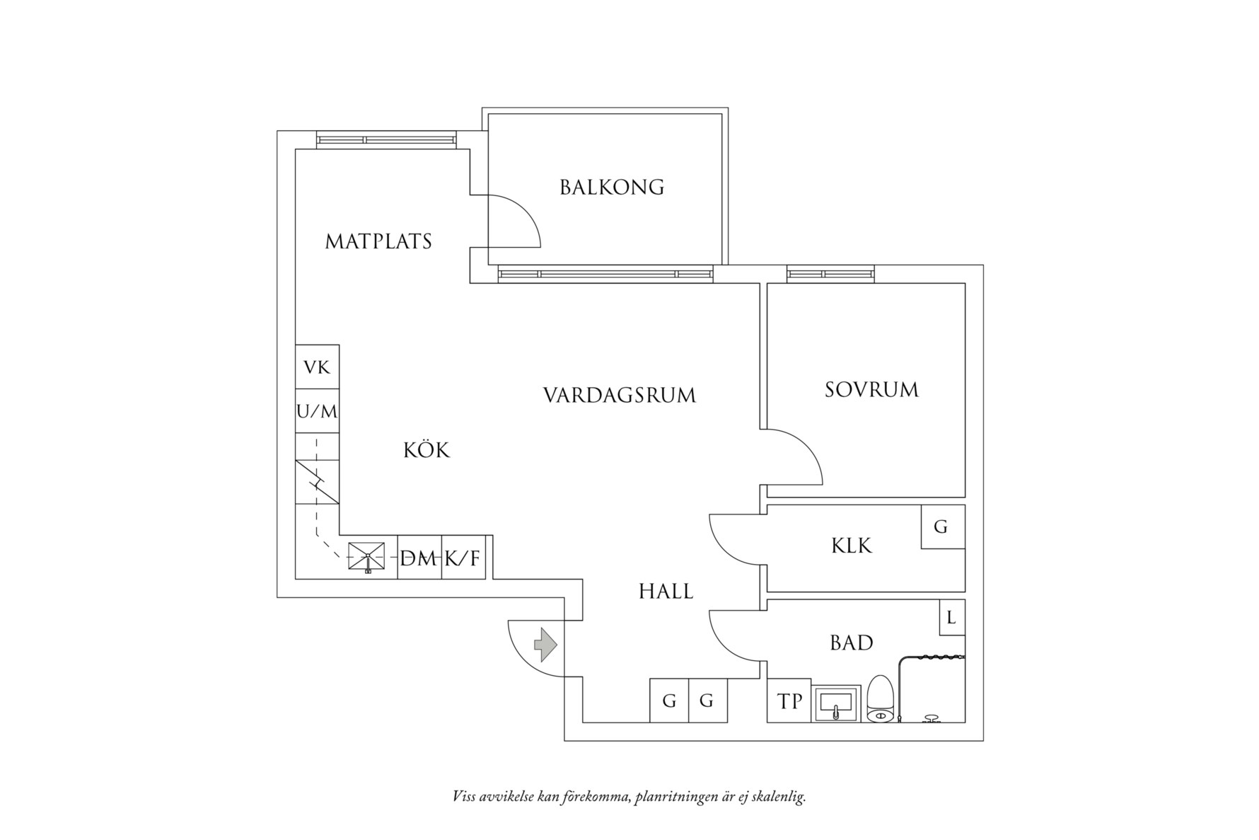 Planritning 1 Sixten Camps gata 6