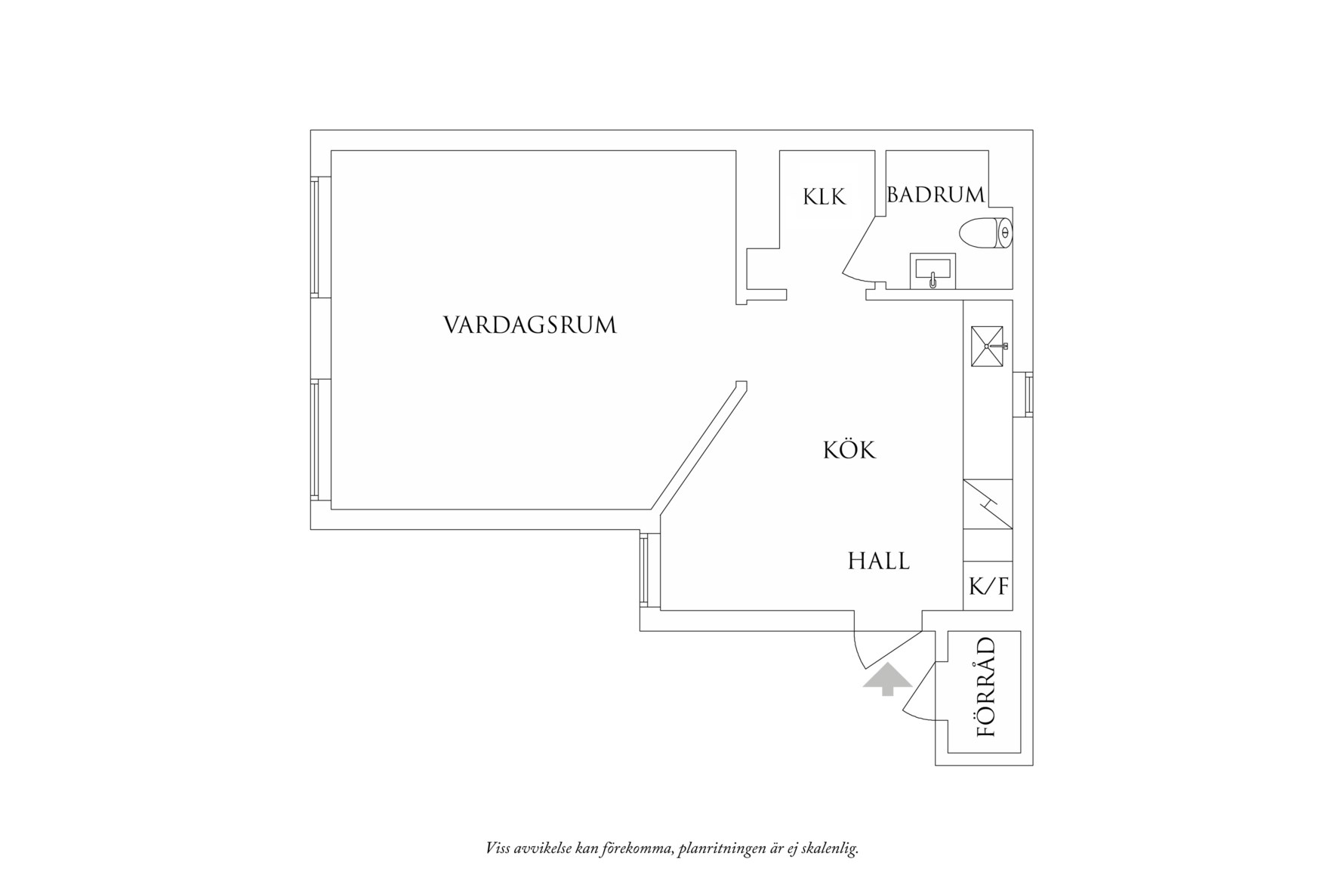 Planritning 1 Storebackegatan 12D