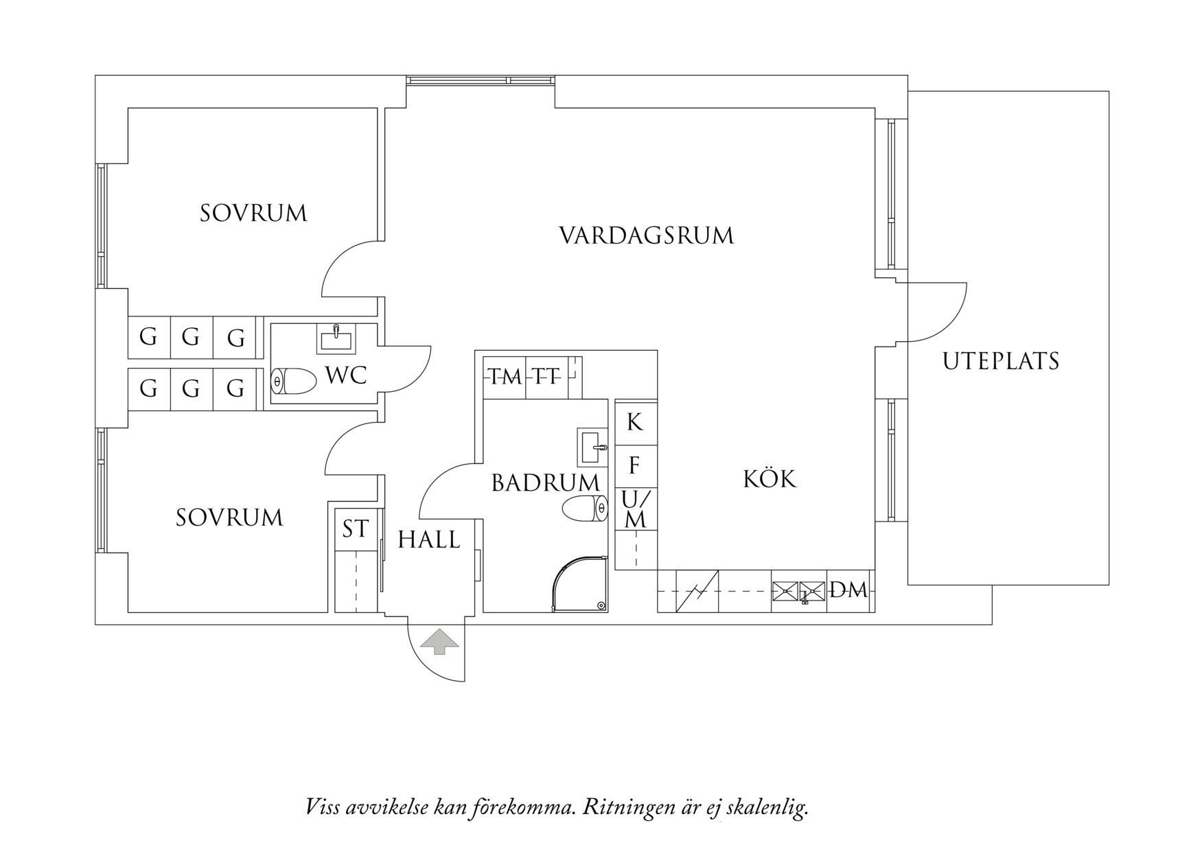 Planritning 1 Kvarnbygatan 35