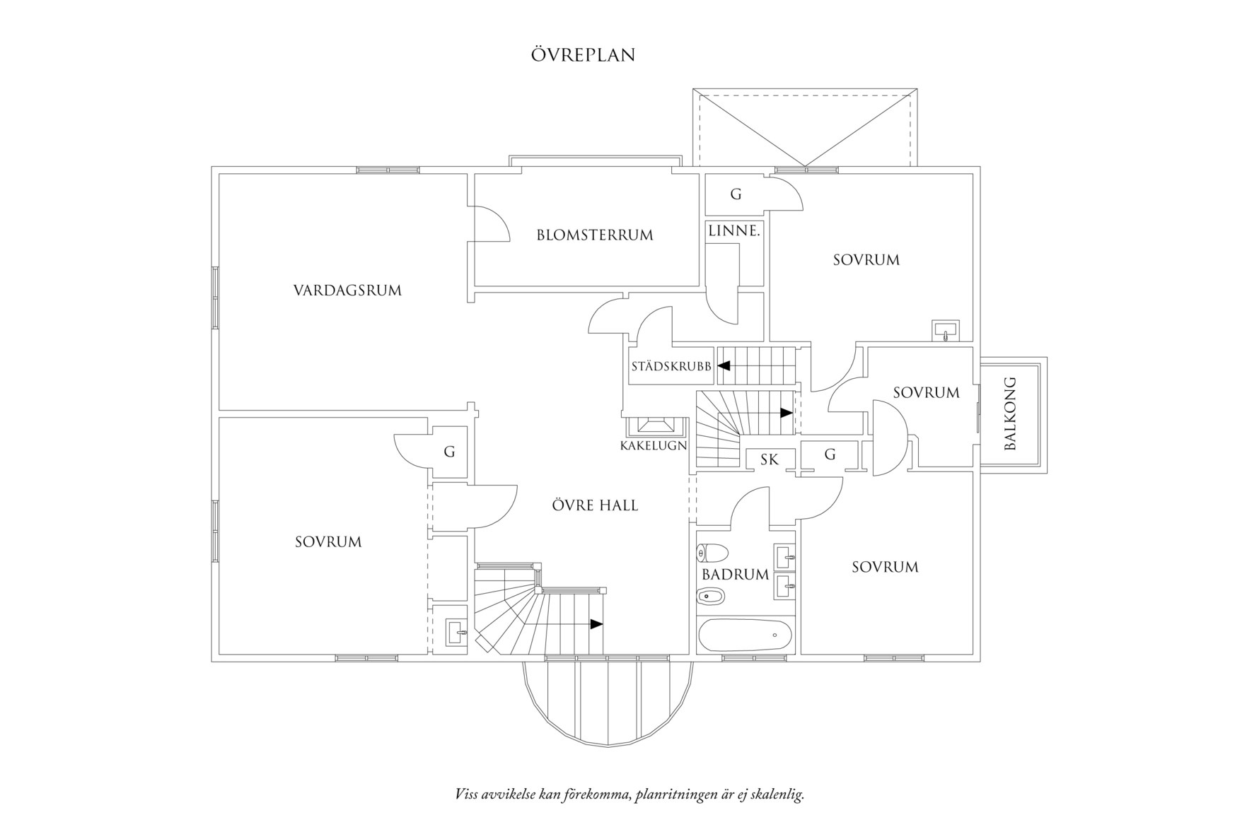 Planritning 2 Orangerigatan 5