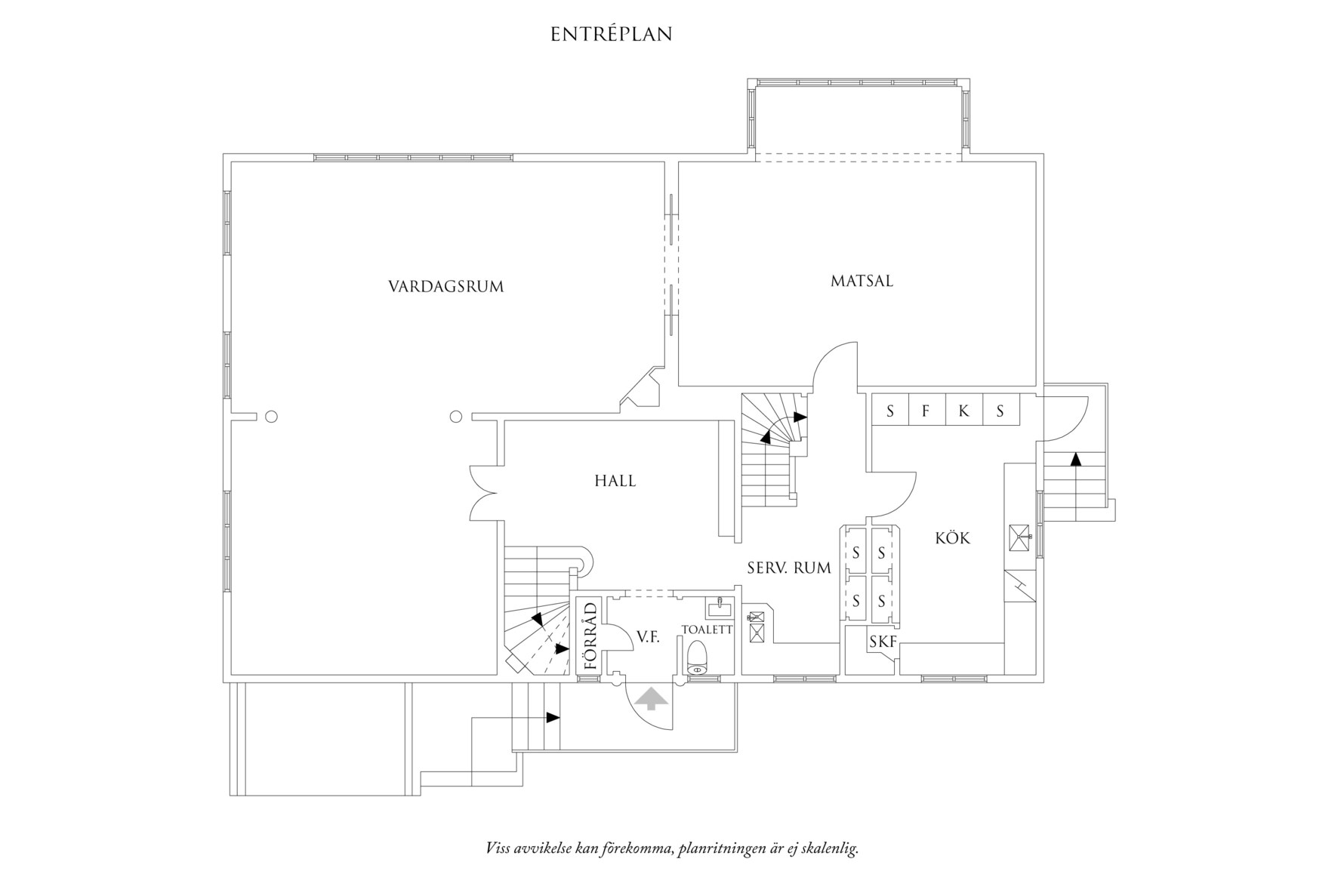 Planritning 1 Orangerigatan 5