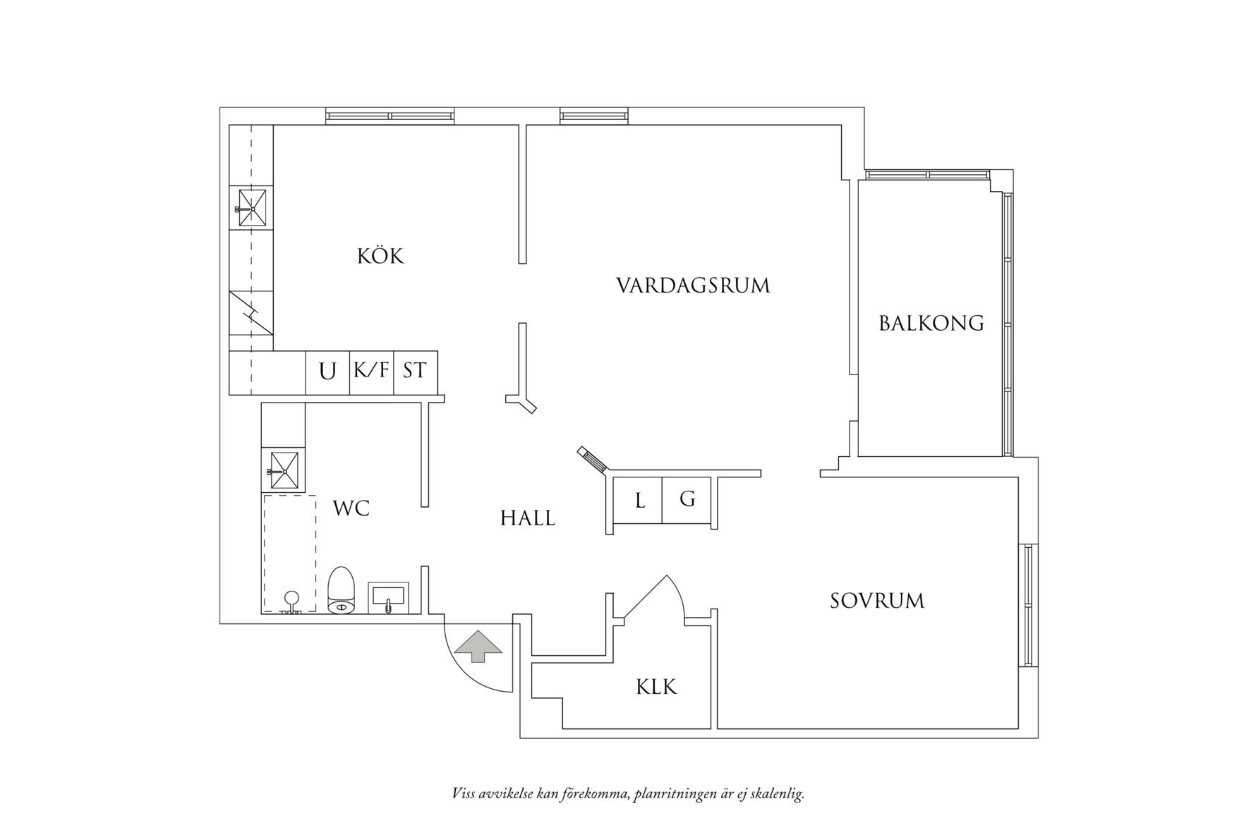 Planritning 1 Kransen 2A