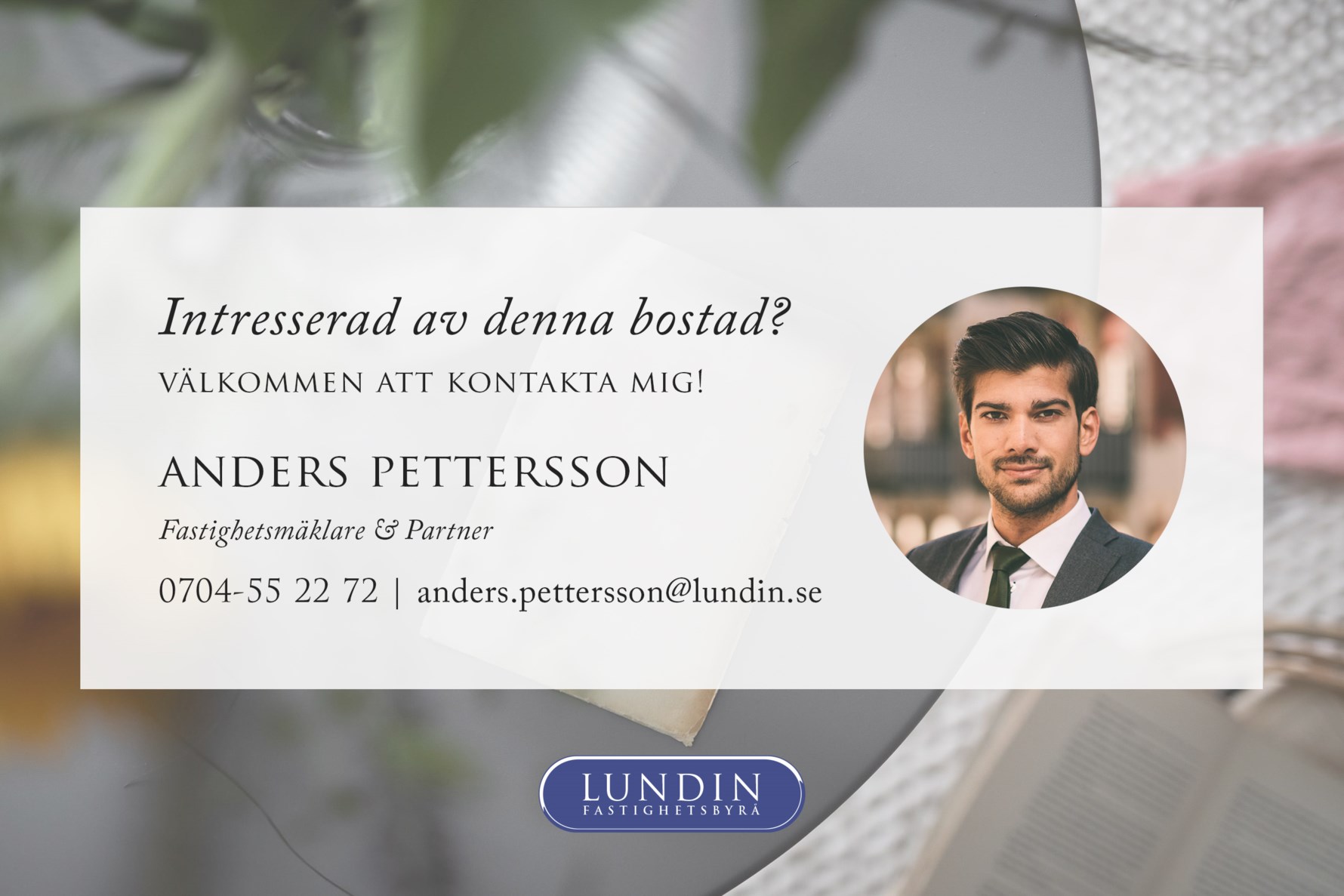 Välkommen att kontakta Anders