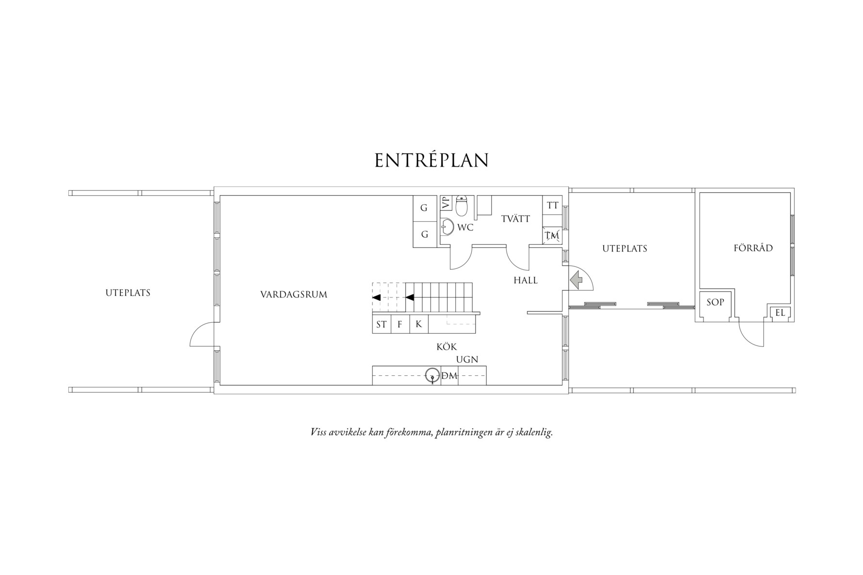 Planritning 1 Vallhamnsgatan 46