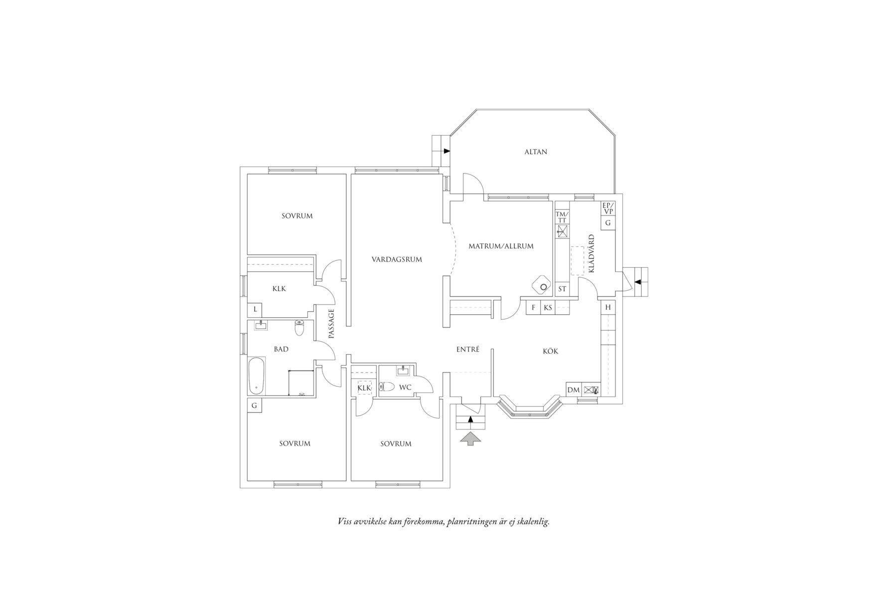 Planritning 1 Stommavägen 15