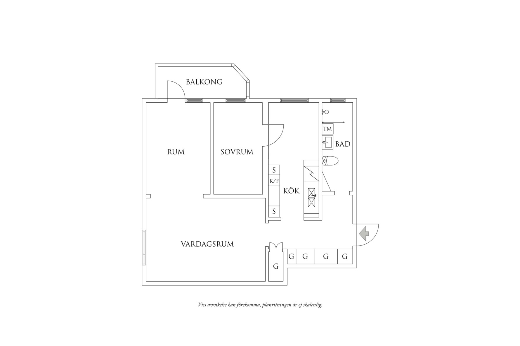 Planritning 1 Virvelvindsgatan 4