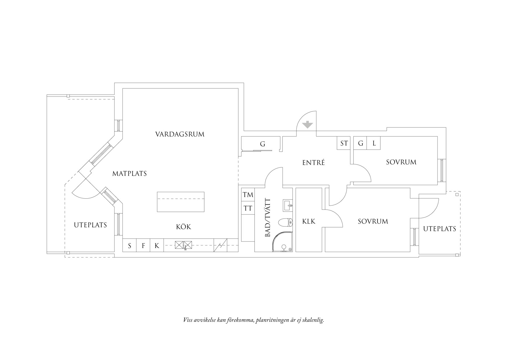 Planritning 1 Ugglegården 14