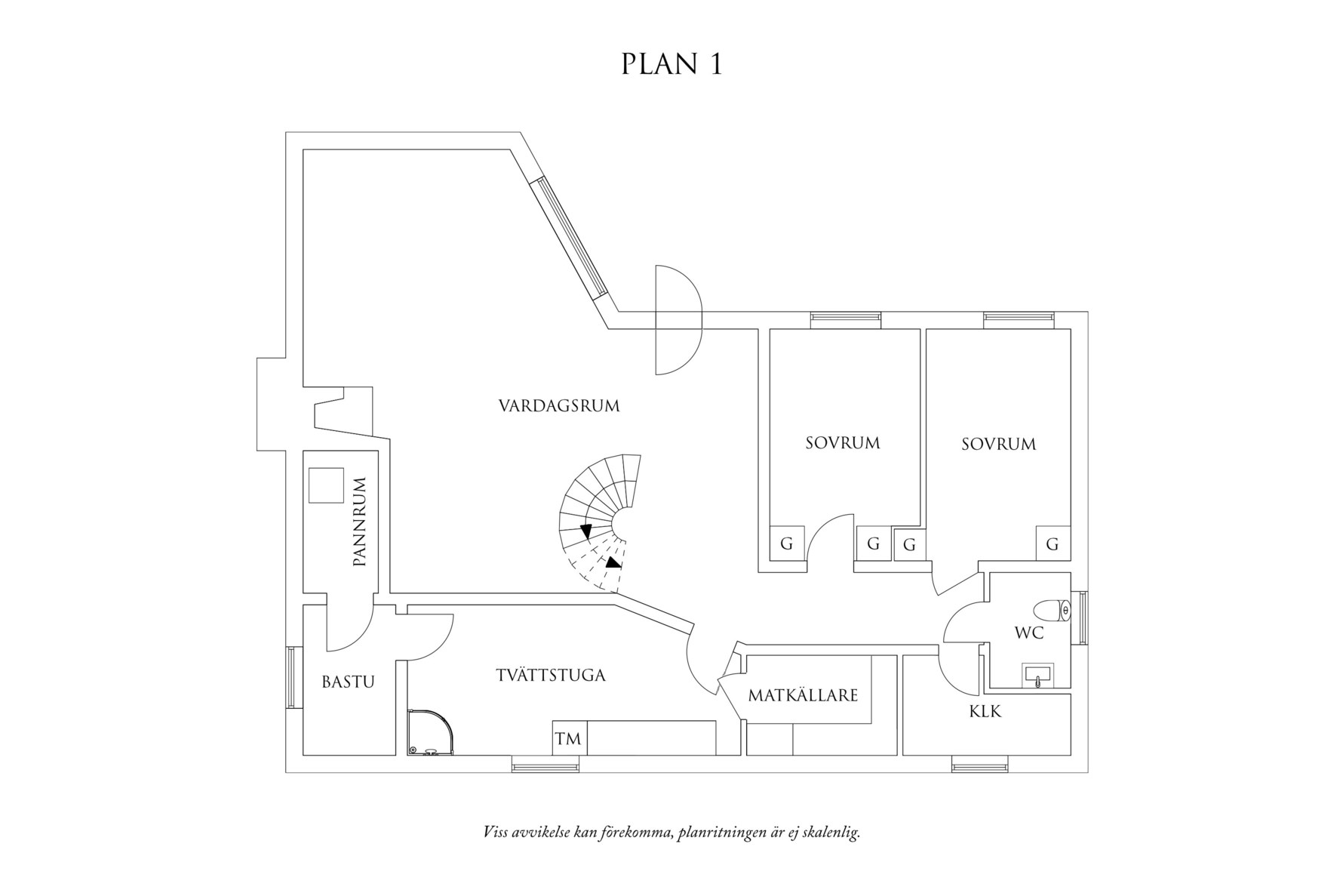 Planritning 1 Askims stationsväg 31
