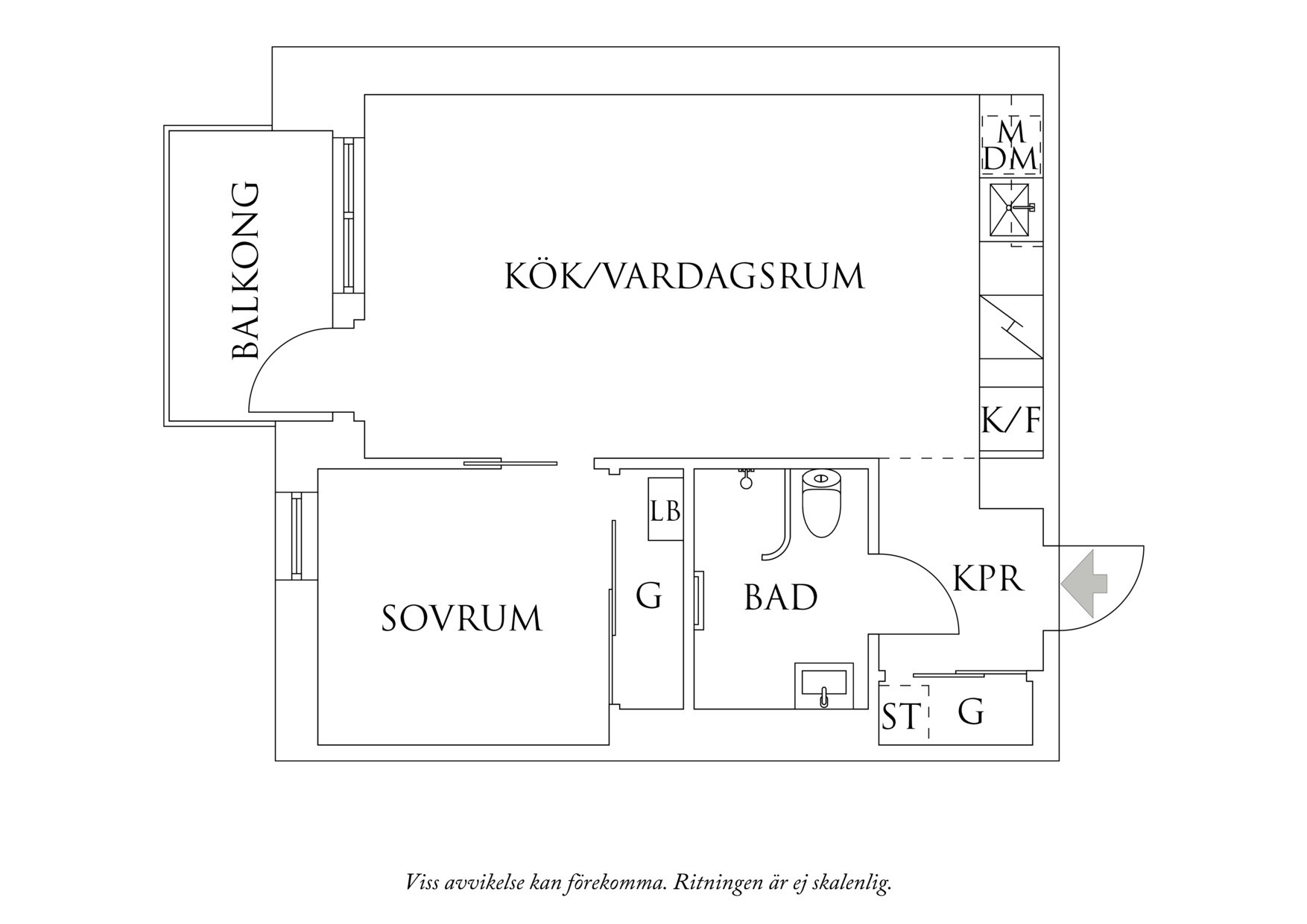 Planritning 1 Mölndalsvägen 87B