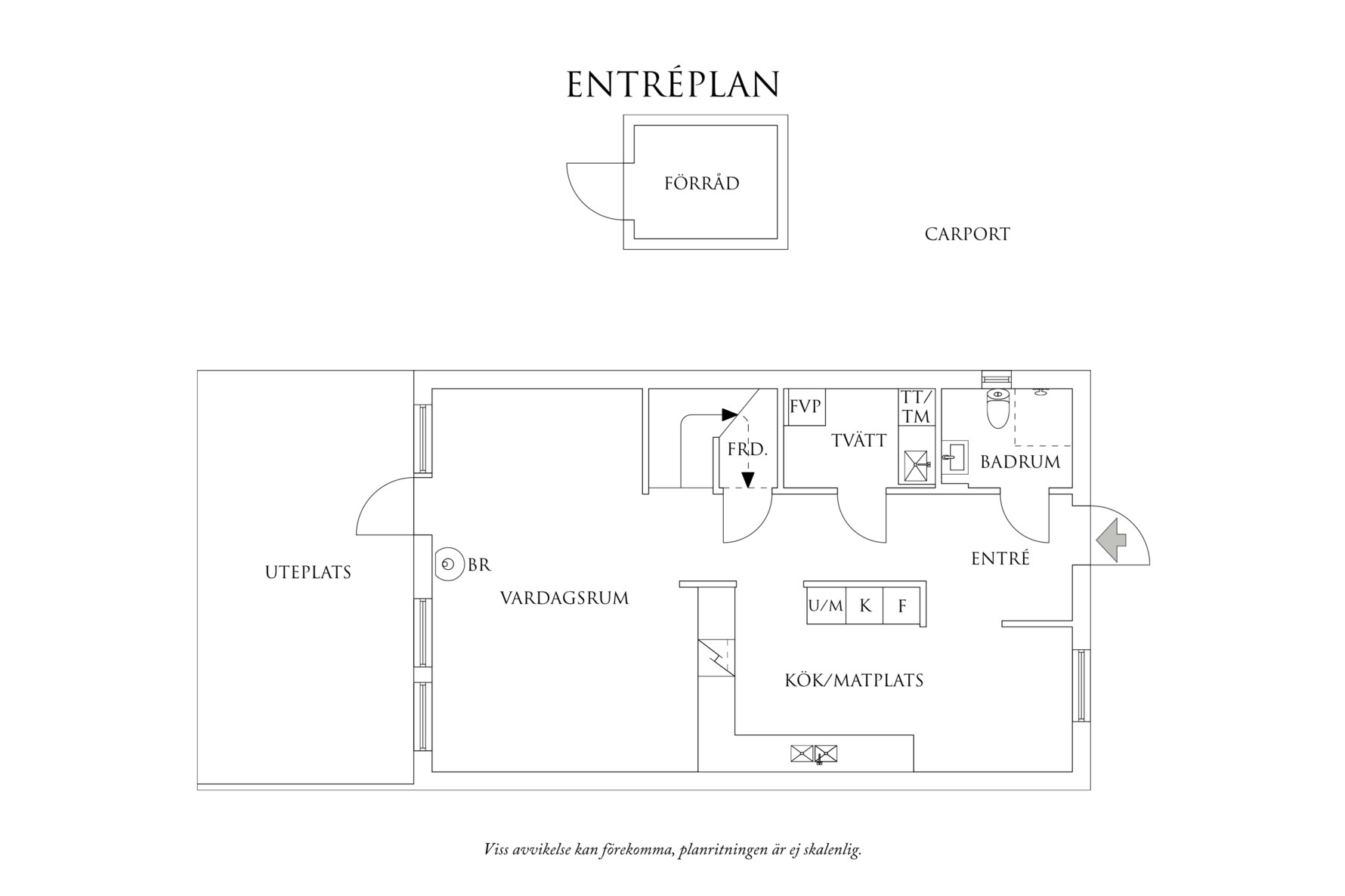 Planritning 1 Sköljebäcksvägen 4