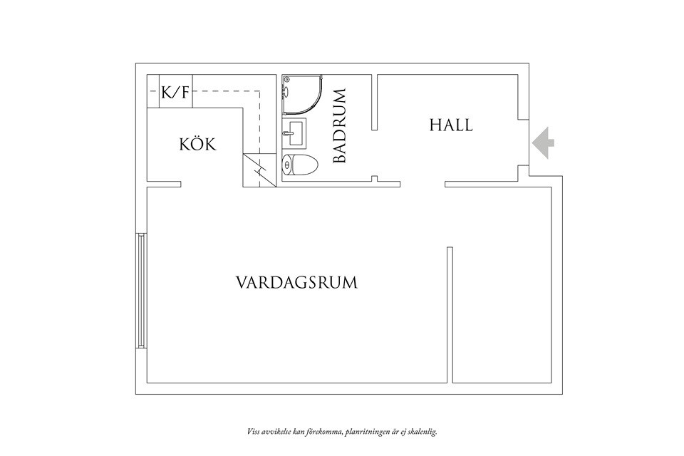 Planritning 1 Doktor Lindhs Gata 6