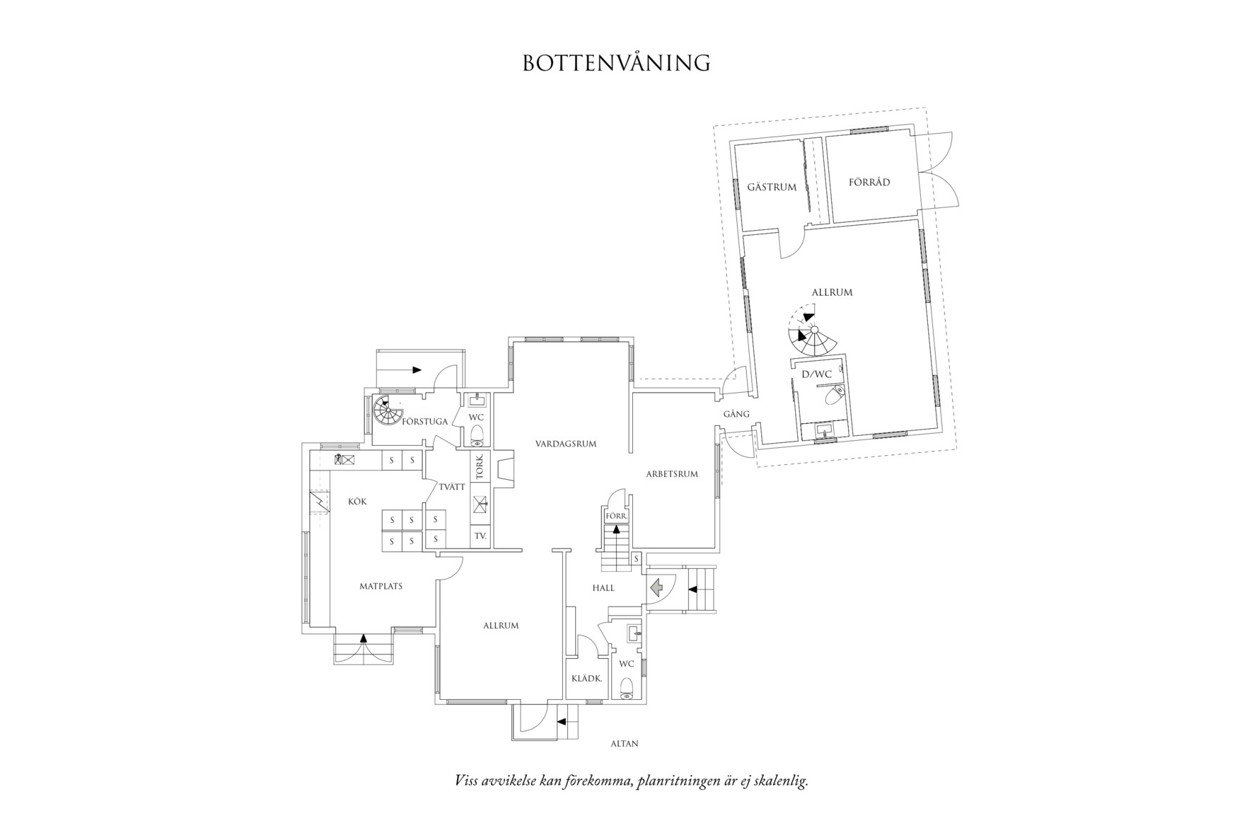 Planritning 1 Hökåsvägen 22A
