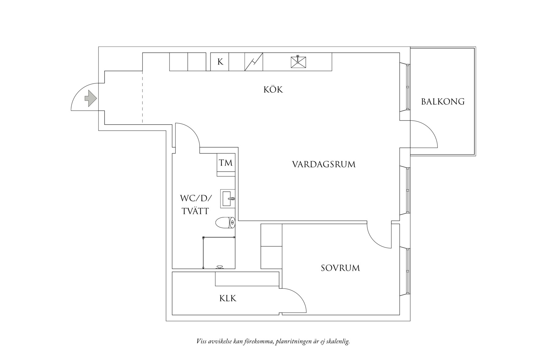 Planritning 1 Sjupundsgatan 41